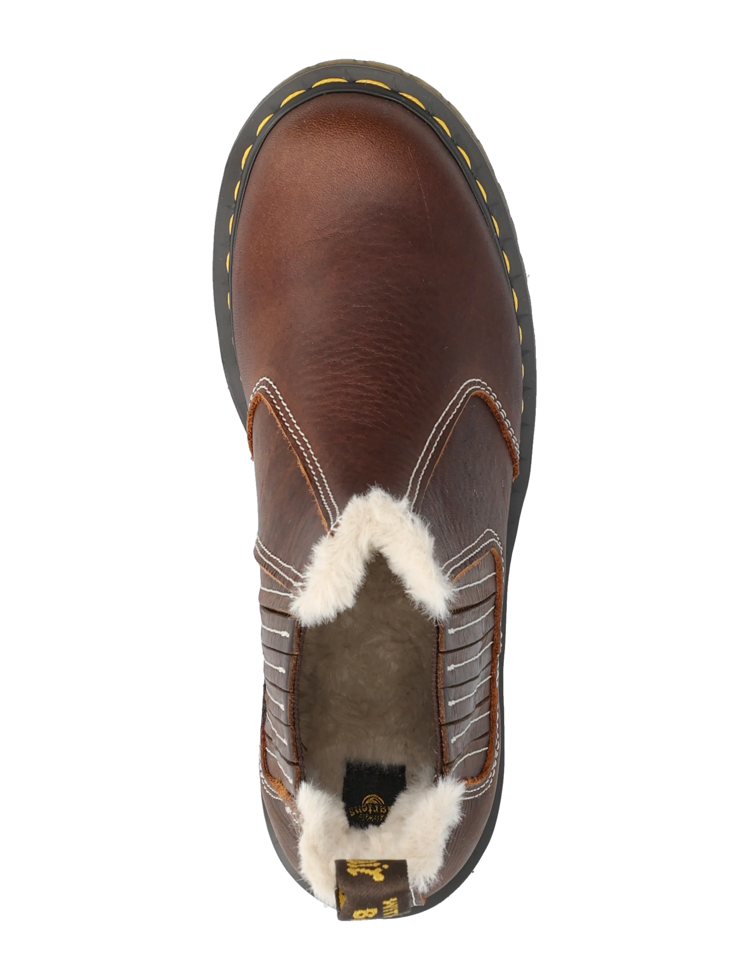 Dr. Martens - 2976 Leonore Ii Dark Brown Grizzly - tasapohjaiset nilkkurit - brown grizzly - 3