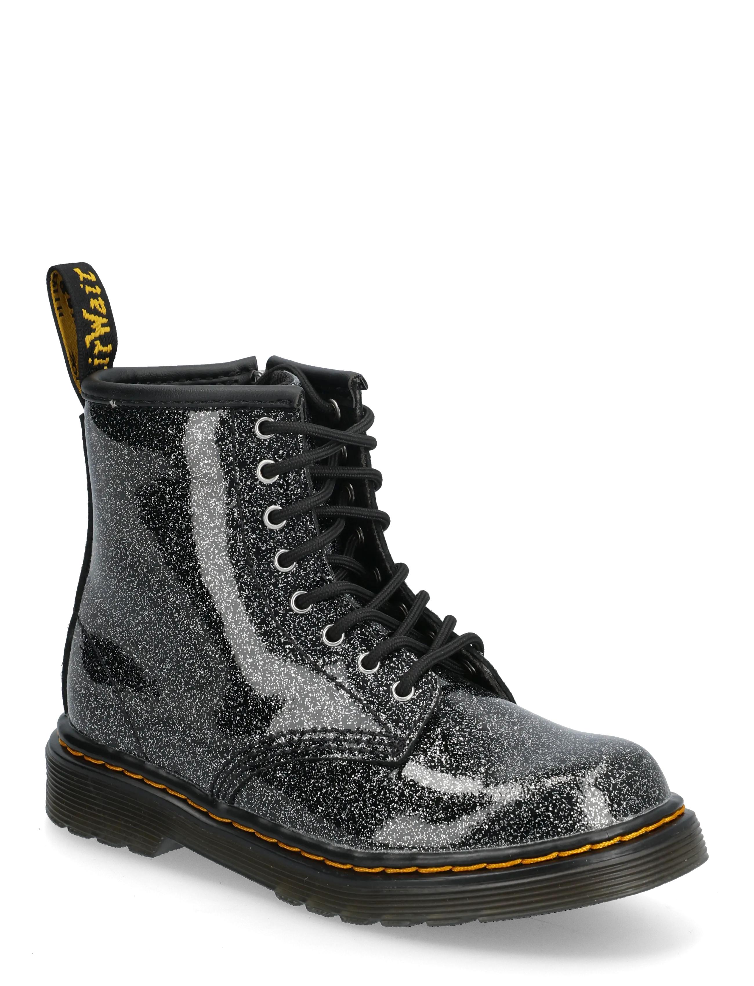 Dr. Martens 1460 T Black+Silver Nebula Glitter - Saapad - BLACK+SILVER / black