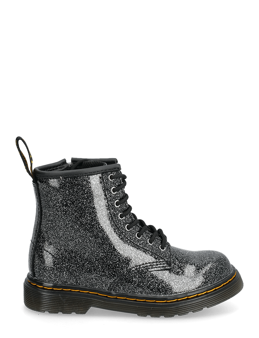 Dr. Martens - 1460 T Black+Silver Nebula Glitter - stiefel - black+silver - 1