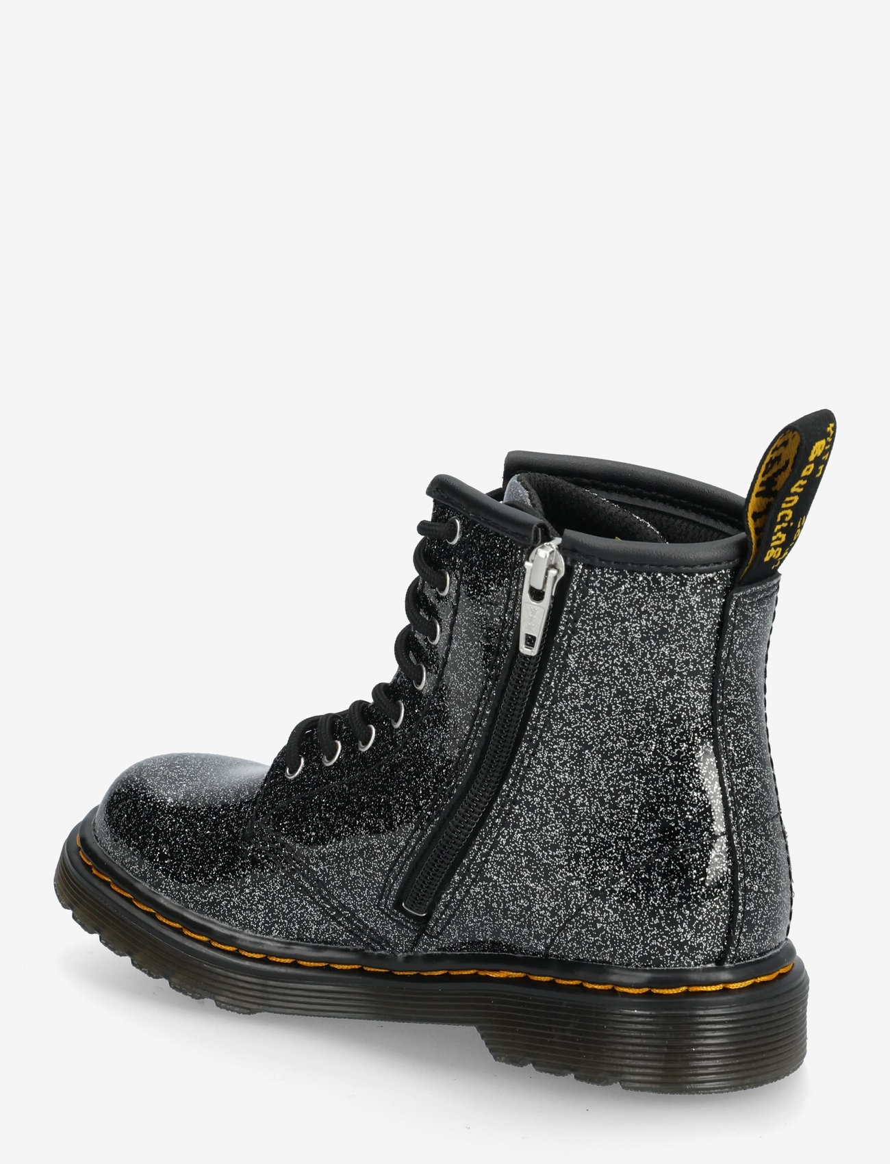Dr. Martens - 1460 T Black+Silver Nebula Glitter - saapad - black+silver - 2