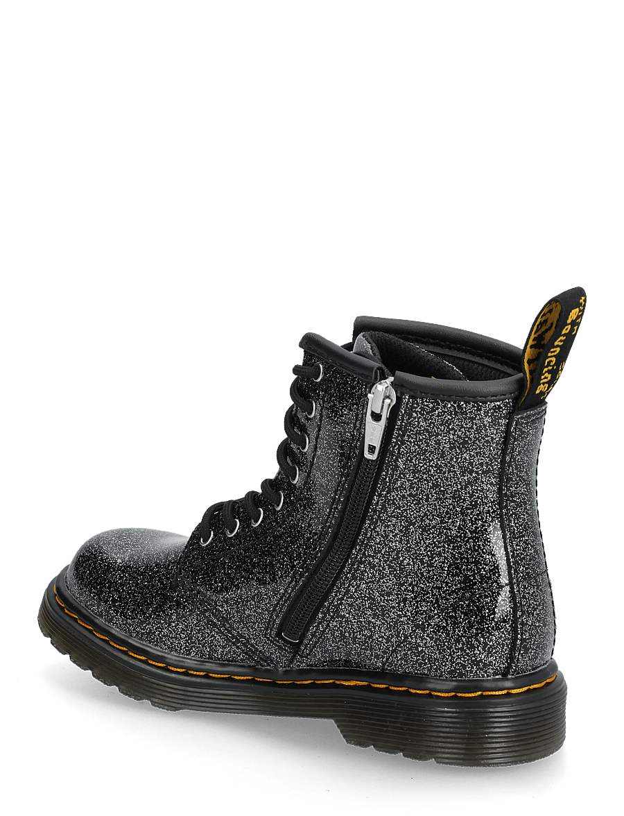 Dr. Martens - 1460 T Black+Silver Nebula Glitter - stiefel - black+silver - 2