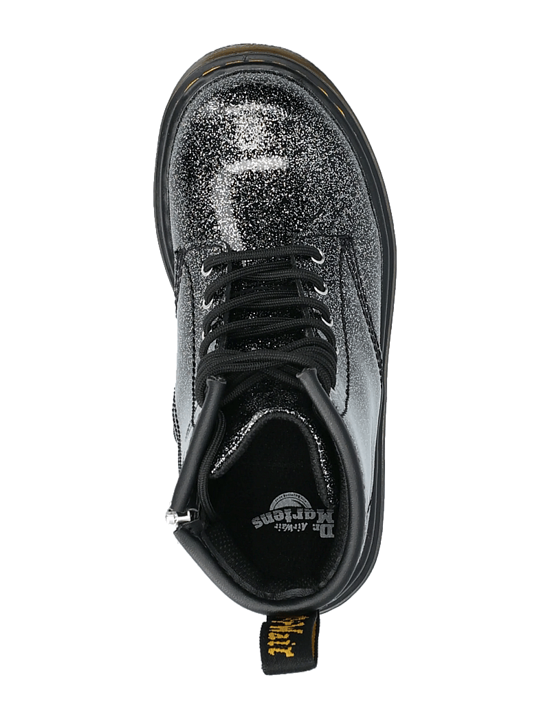 Dr. Martens - 1460 T Black+Silver Nebula Glitter - stövlar & kängor - black+silver - 3