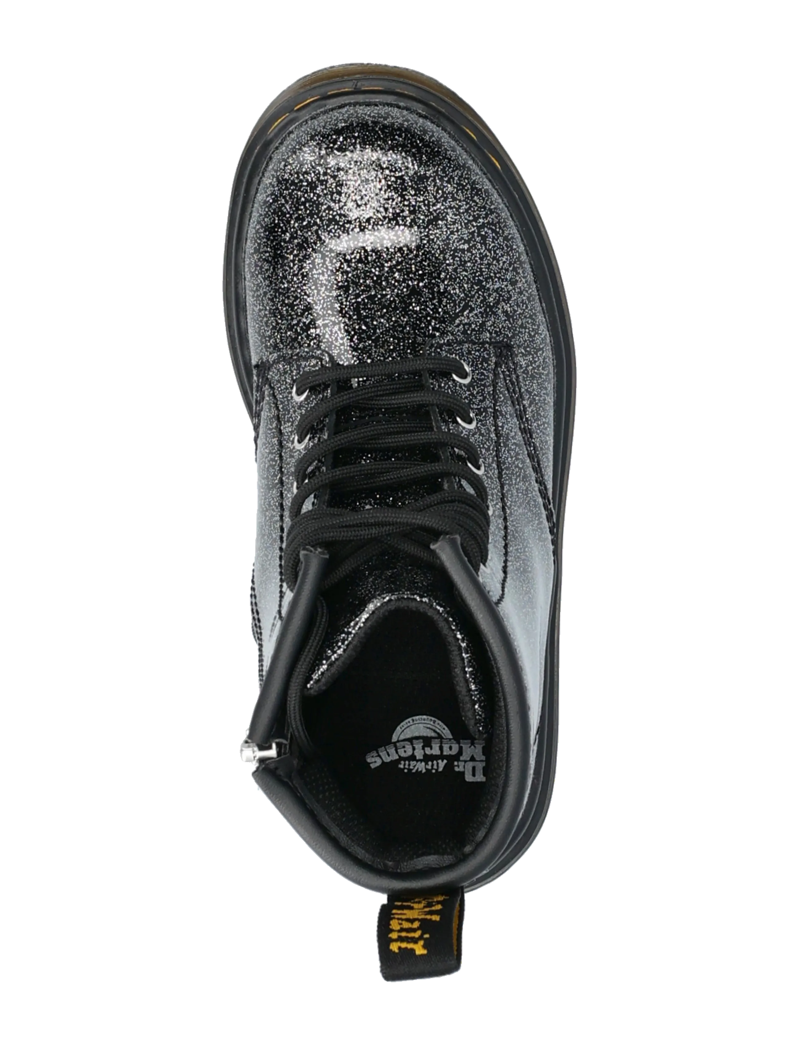 Dr. Martens - 1460 T Black+Silver Nebula Glitter - støvler - black+silver - 3
