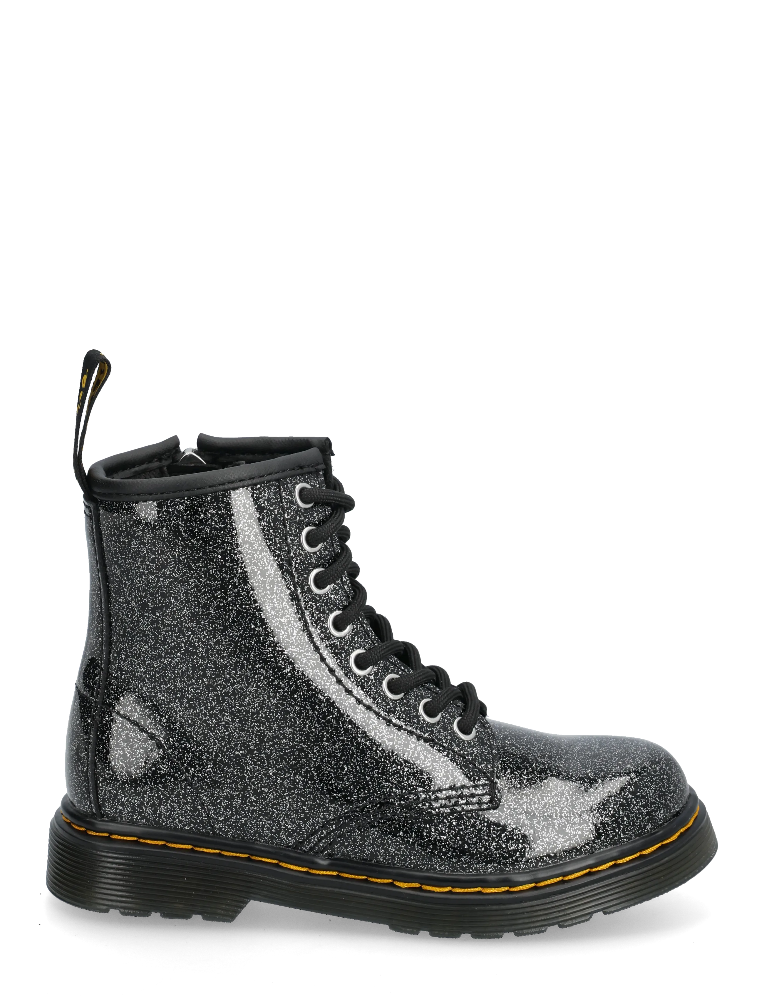 Dr. Martens - 1460 J Black+Silver Nebula Glitter - black+silver - 1