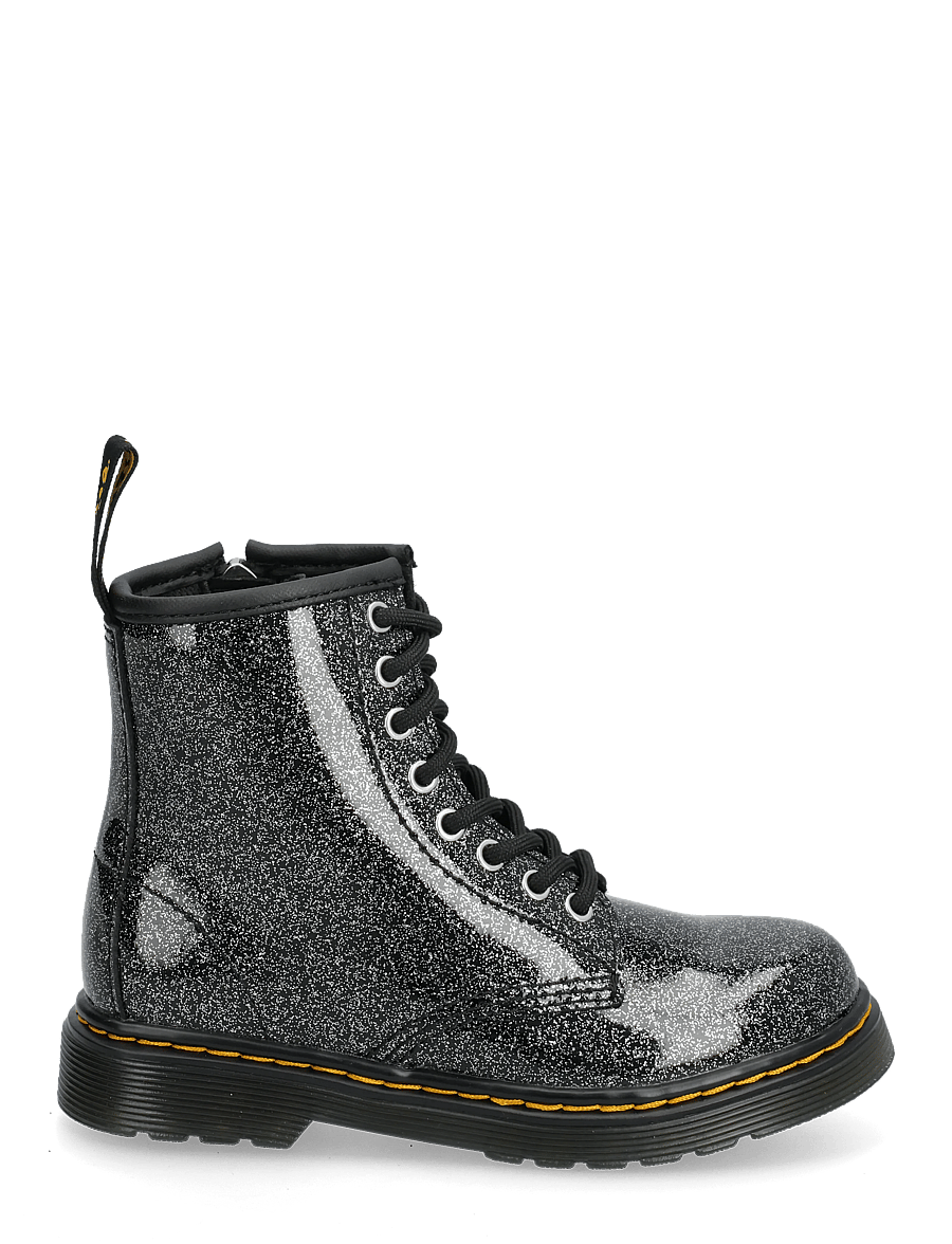 Dr. Martens - 1460 J Black+Silver Nebula Glitter - stiefel - black+silver - 1
