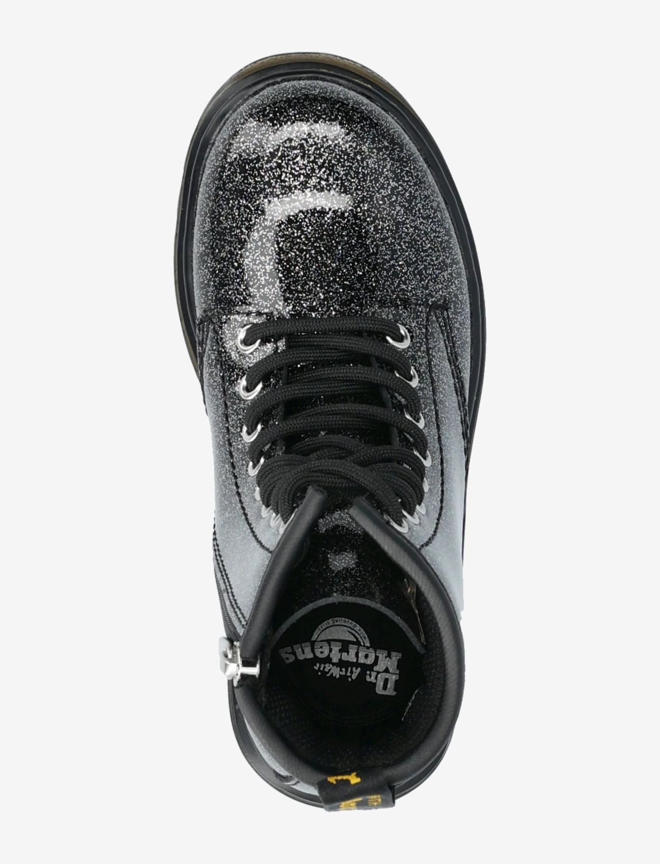 Dr. Martens - 1460 J Black+Silver Nebula Glitter - støvler - black+silver - 3