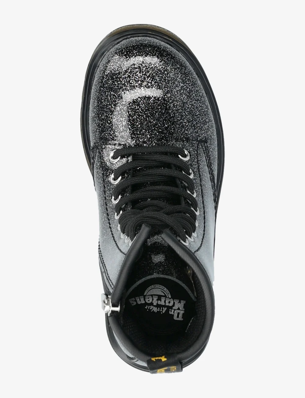 Dr. Martens - 1460 J Black+Silver Nebula Glitter - kozaki - black+silver - 3