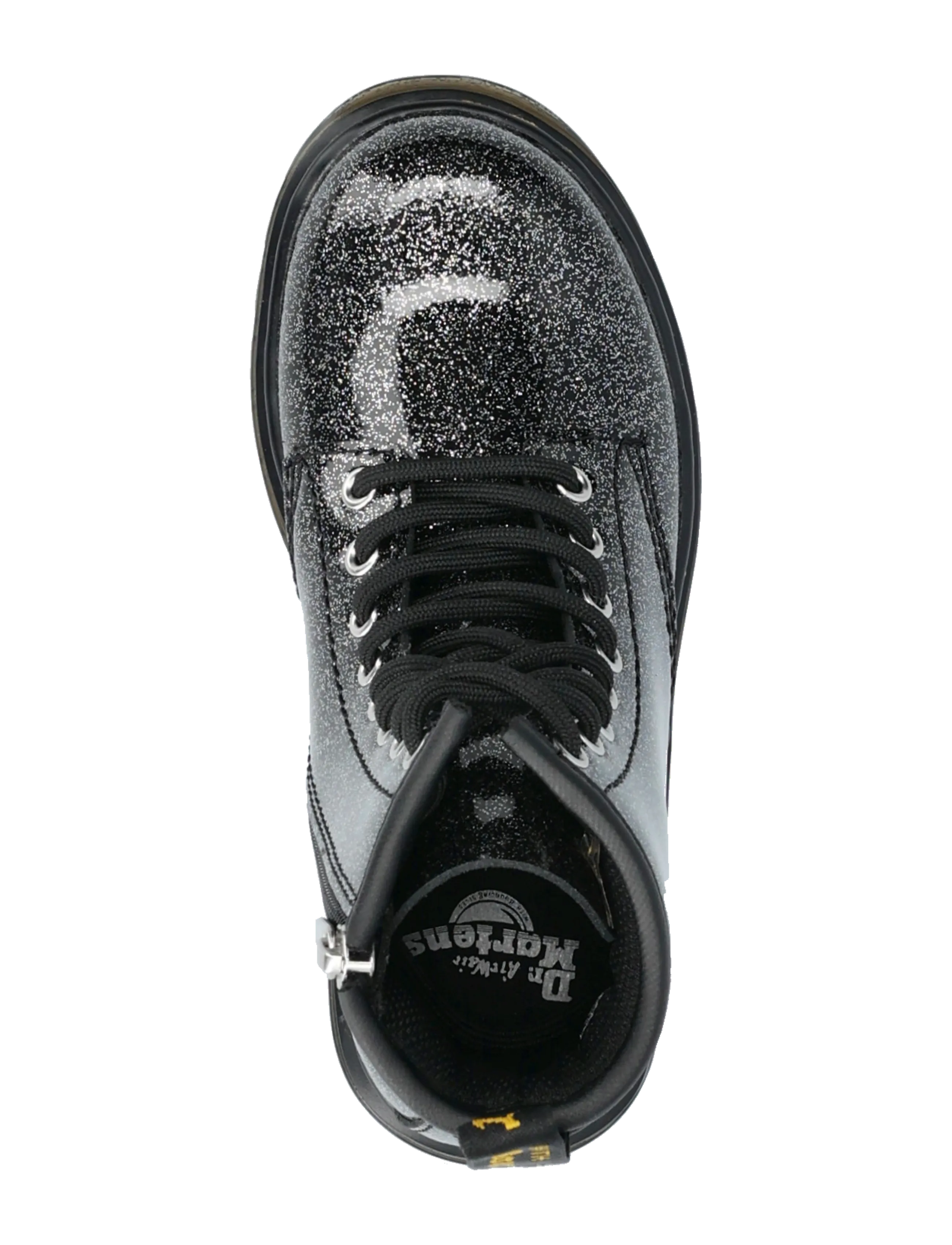 Dr. Martens - 1460 J Black+Silver Nebula Glitter - black+silver - 3