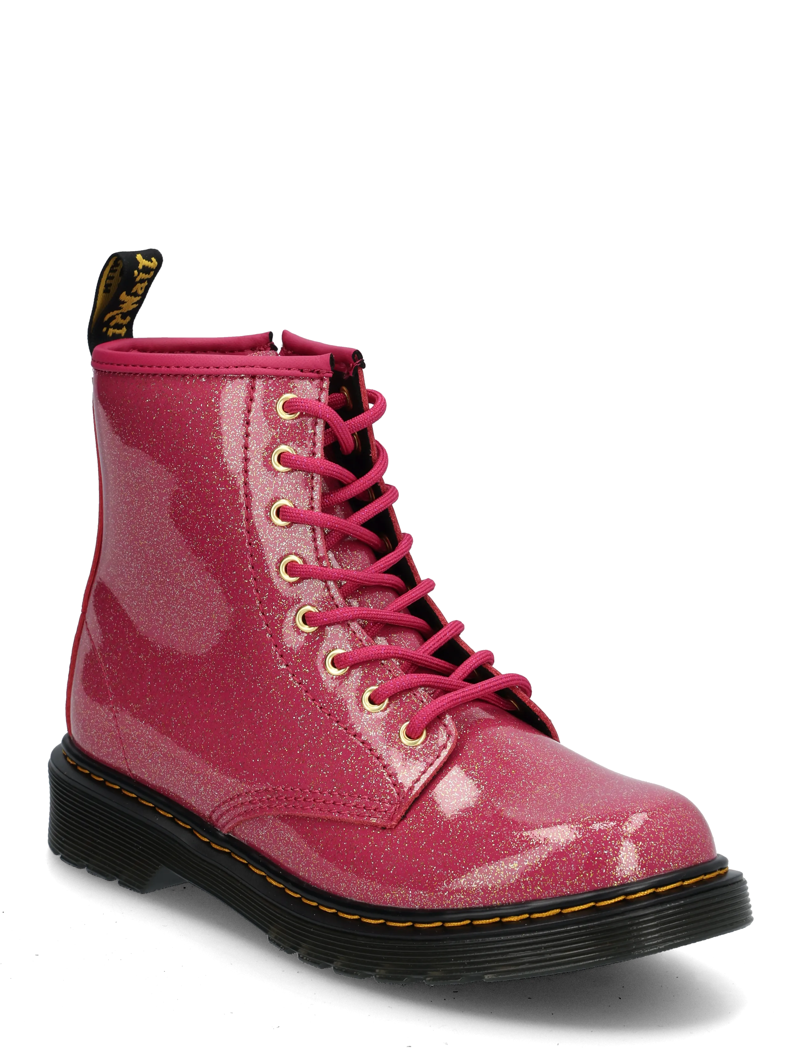 Dr. Martens 1460 J Fuchsia+Silver+Gold Nebula Glitter - Schuhe - FUCHSIA+SILVER+GOLD / pink/rose