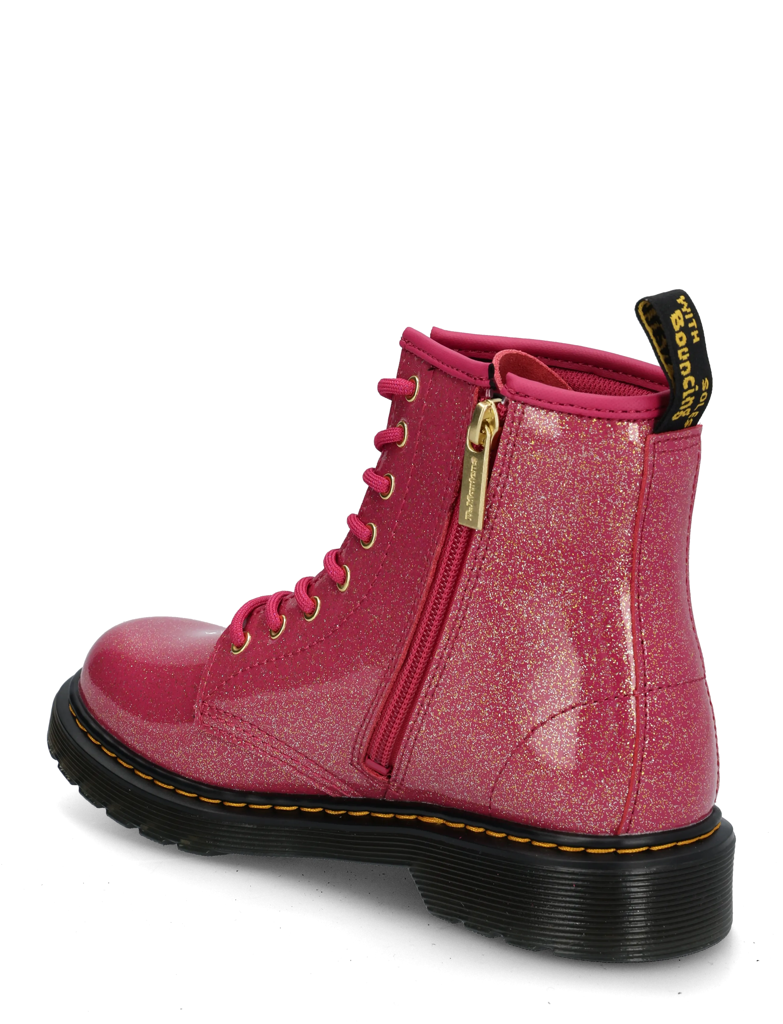 Dr. Martens - 1460 J Fuchsia+Silver+Gold Nebula Glitter - winter boots - fuchsia+silver+gold - 1