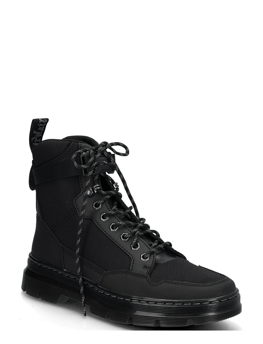 Dr. Martens - Combs Tech Mk.02 Black Recycled Hexagon Canvas+Ajax - schnürstiefel - black - 0