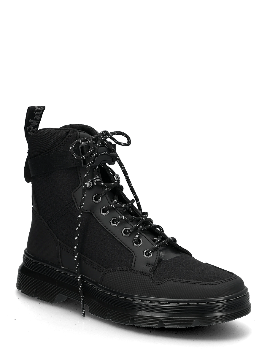 Dr. Martens - Combs Tech Mk.02 Black Recycled Hexagon Canvas+Ajax - schnürstiefel - black - 0