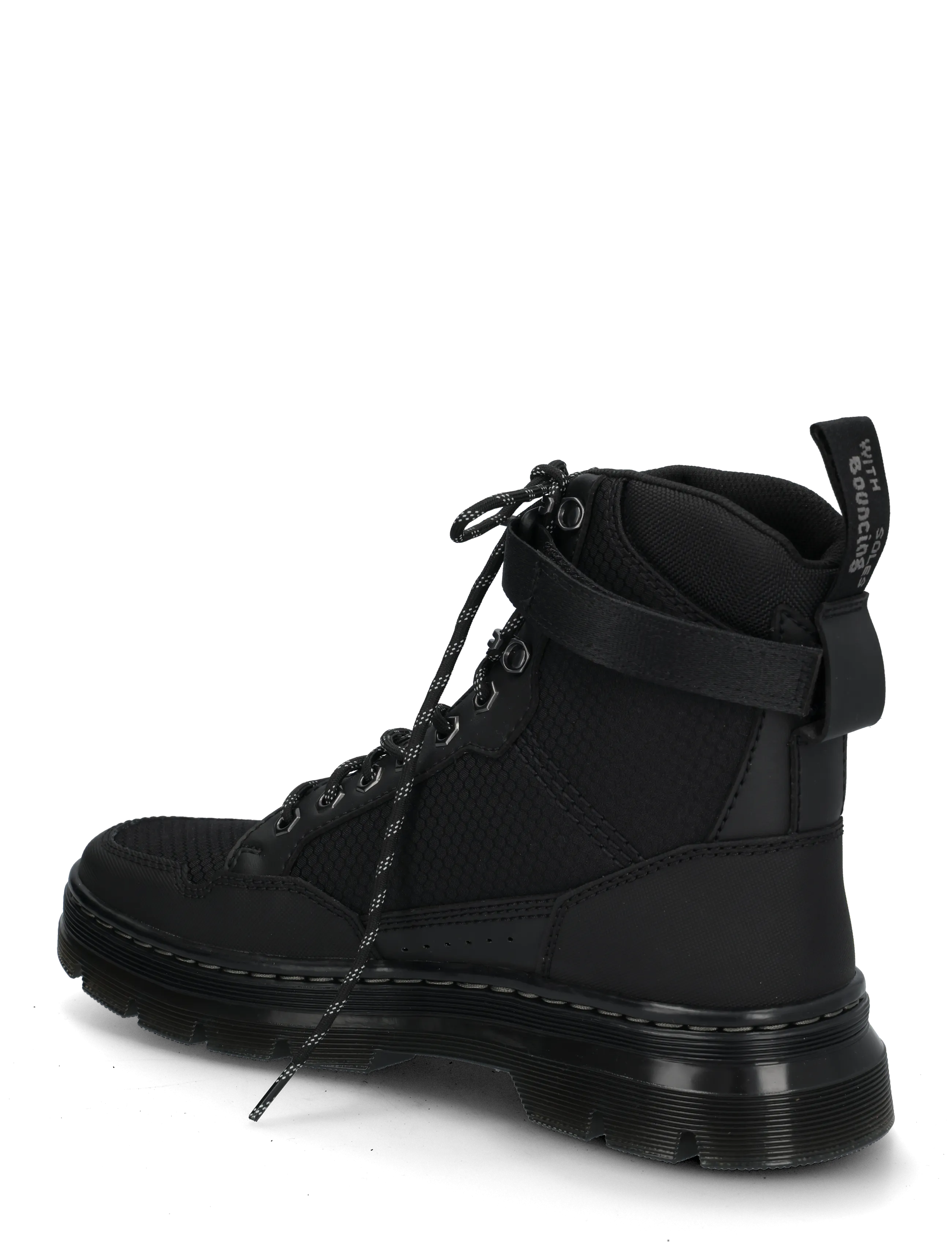 Dr. Martens - Combs Tech Mk.02 Black Recycled Hexagon Canvas+Ajax - schnürstiefel - black - 1