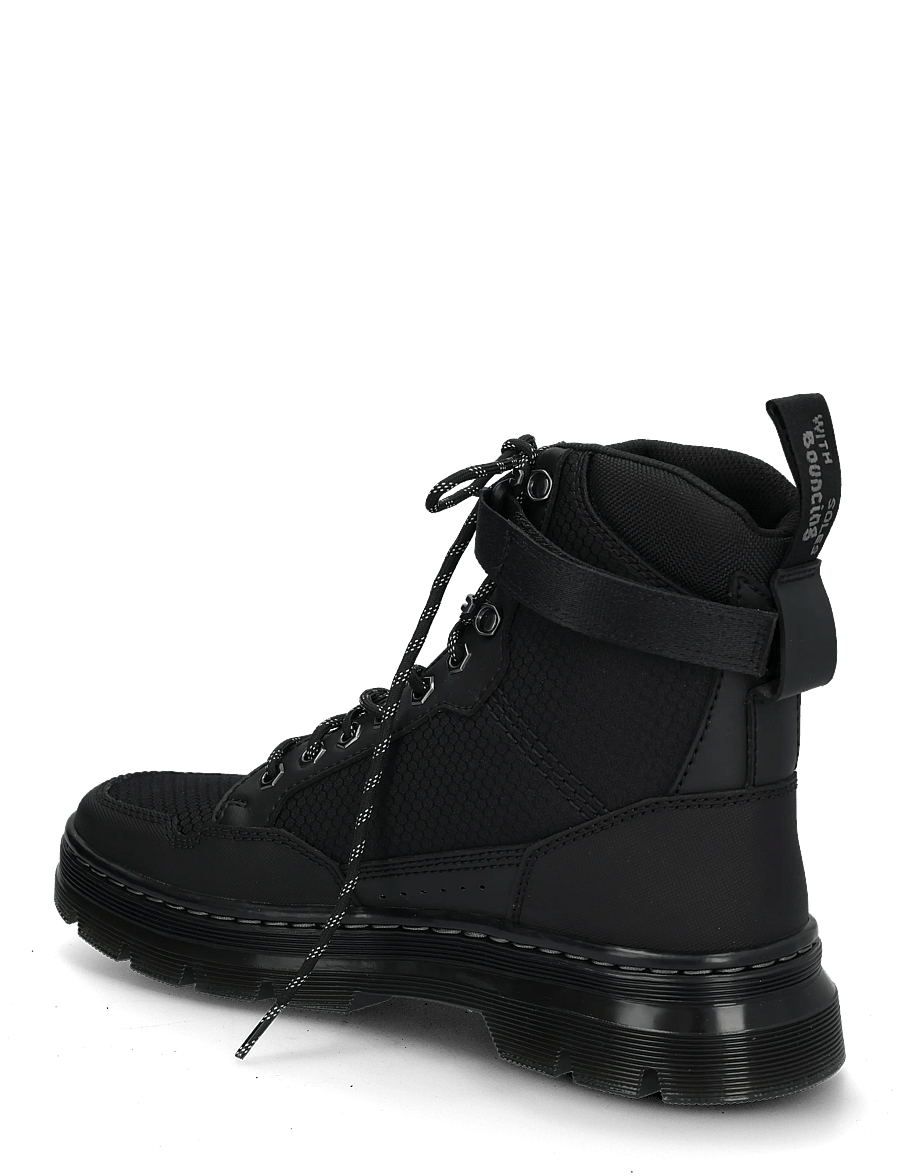 Dr. Martens - Combs Tech Mk.02 Black Recycled Hexagon Canvas+Ajax - schnürstiefel - black - 1