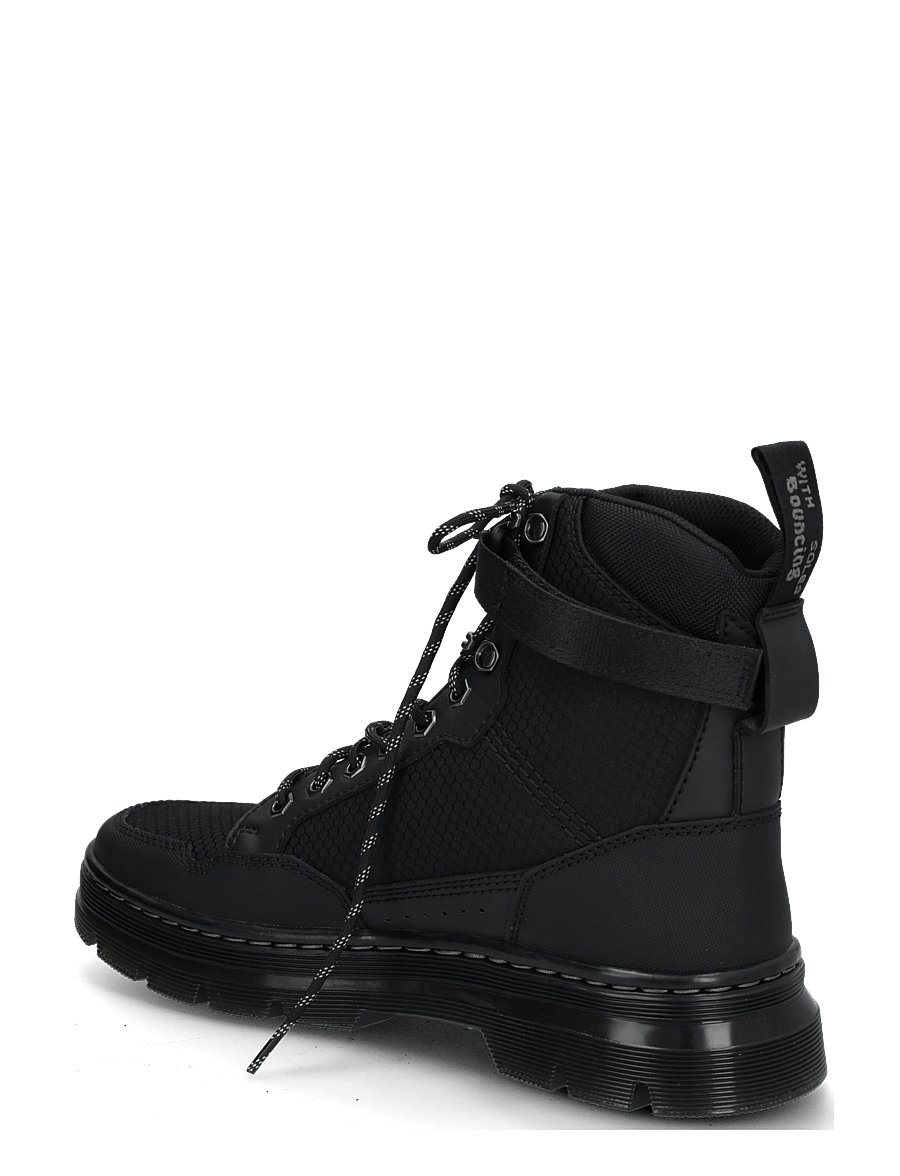 Dr. Martens - Combs Tech Mk.02 Black Recycled Hexagon Canvas+Ajax - schnürstiefel - black - 1