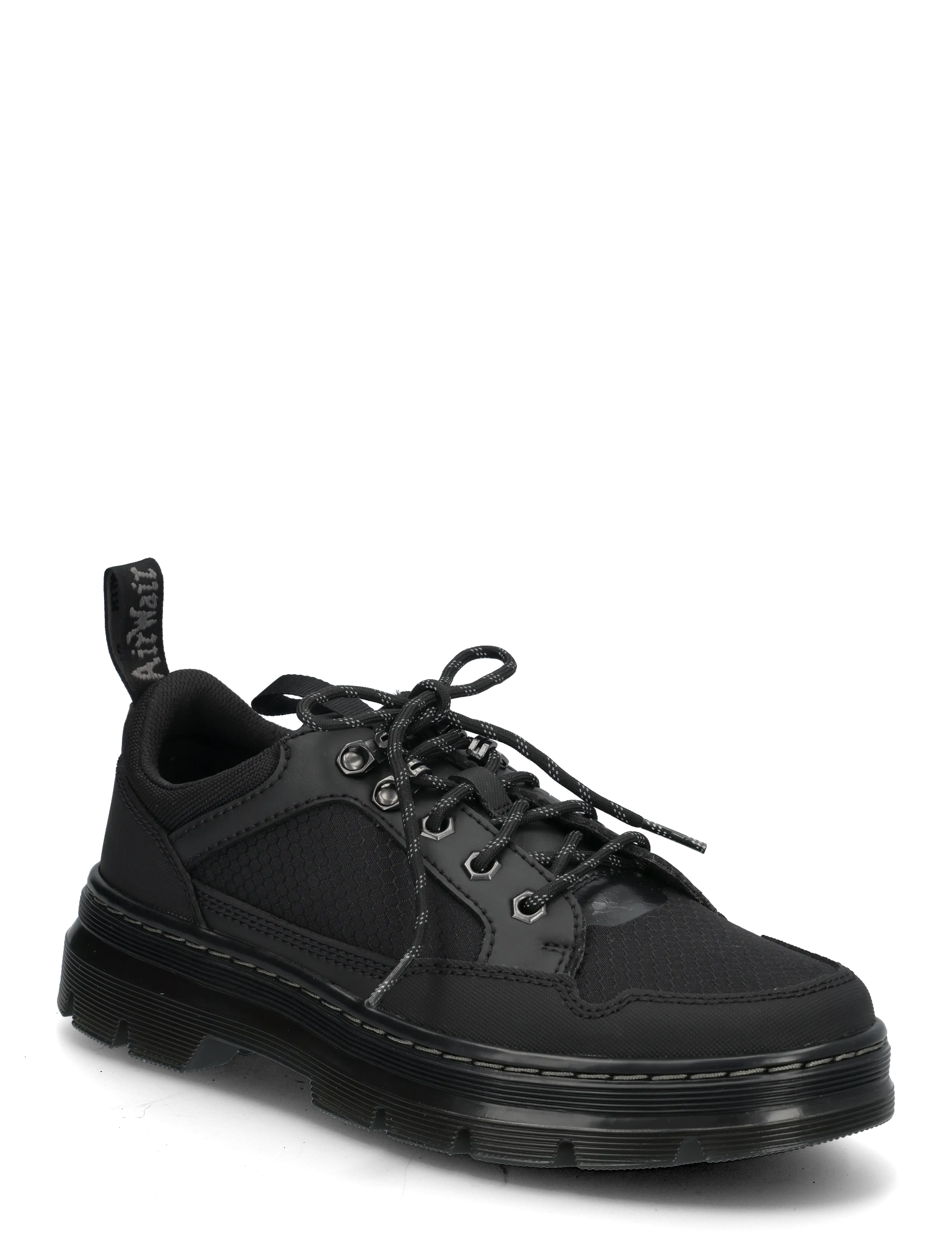 Dr. Martens Reeder Mk.02 Black Recycled Hexagon Canvas+Ajax - Shoes - BLACK / black