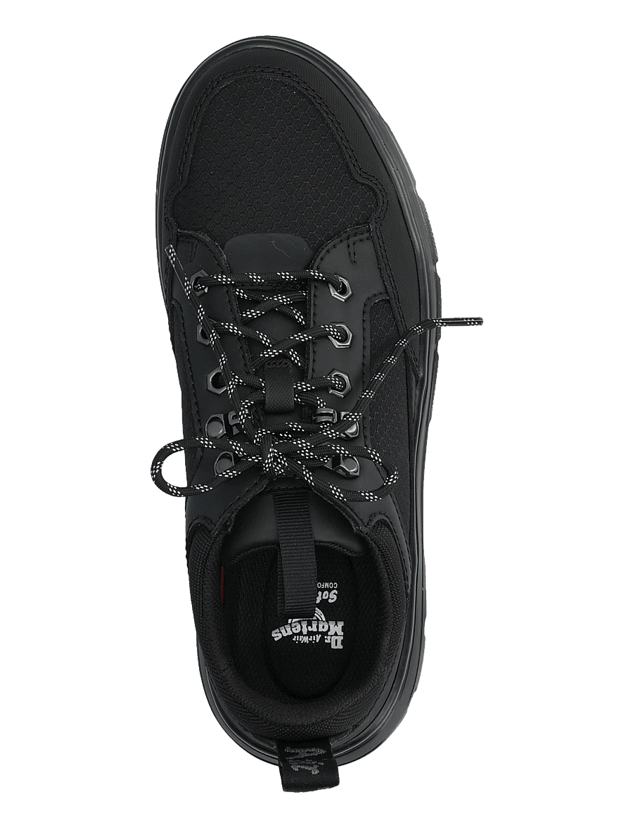Dr. Martens - Reeder Mk.02 Black Recycled Hexagon Canvas+Ajax - low-top sneaker - black - 3
