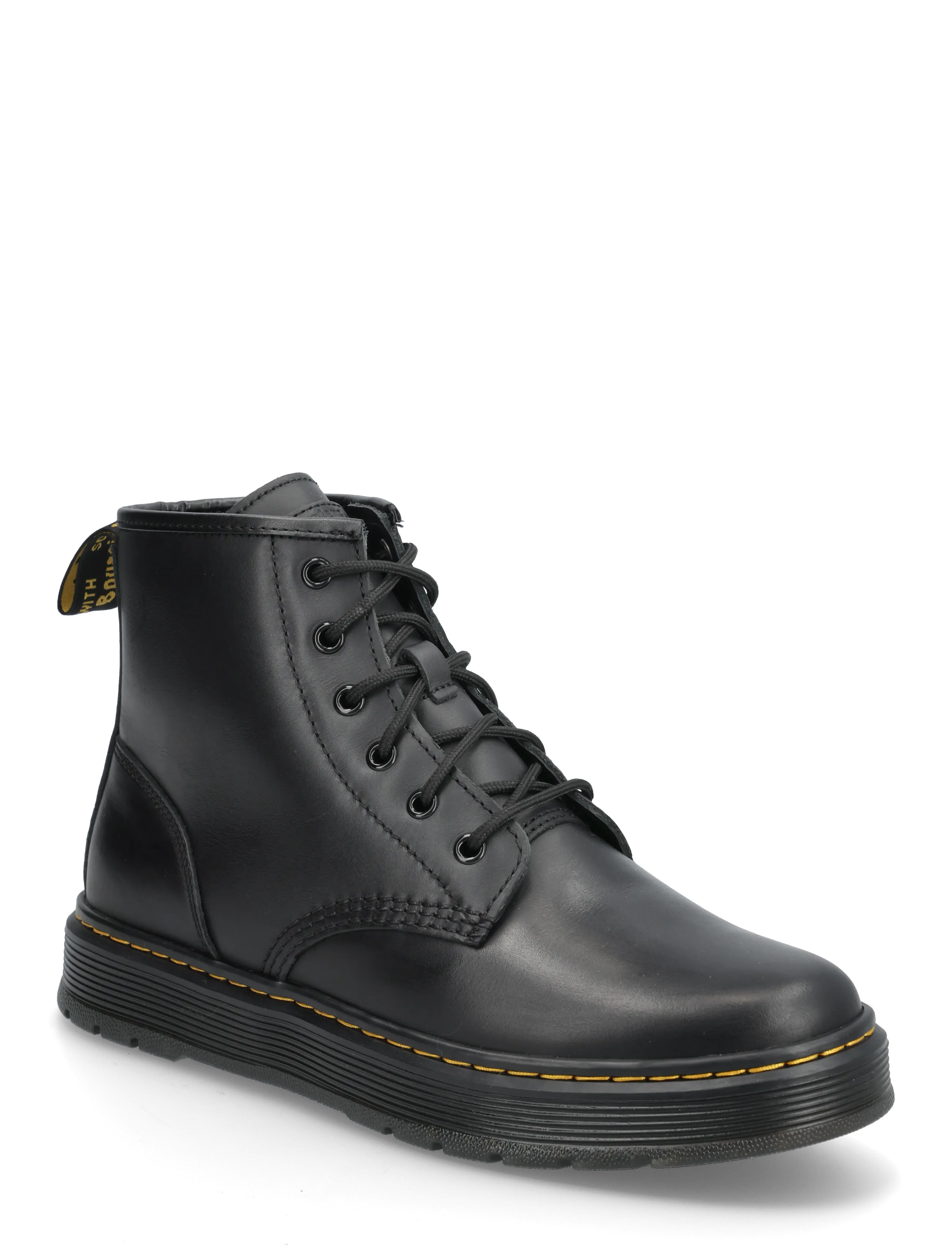 Dr. Martens Brookline Chukka Black Lusso, 45, Boots, Schwarz - Männerswear