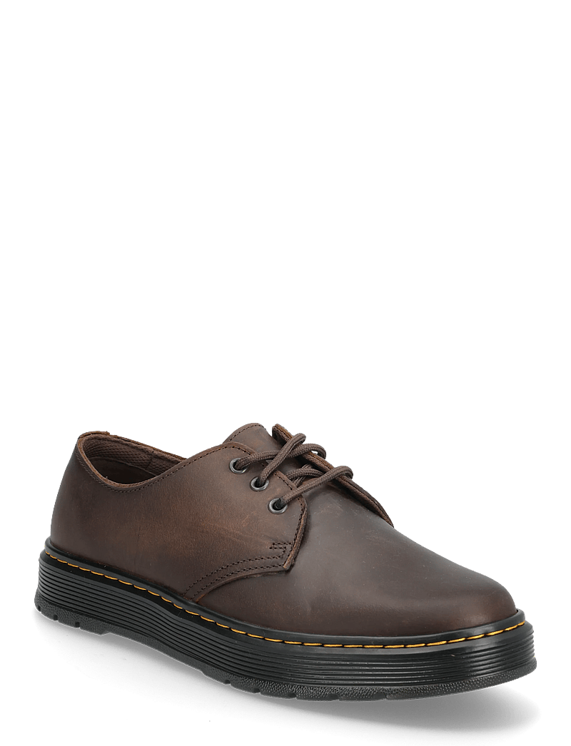 Dr. Martens - Brookline Lo Dark Brown Crazy Horse - derby-schuhe - dark brown - 0