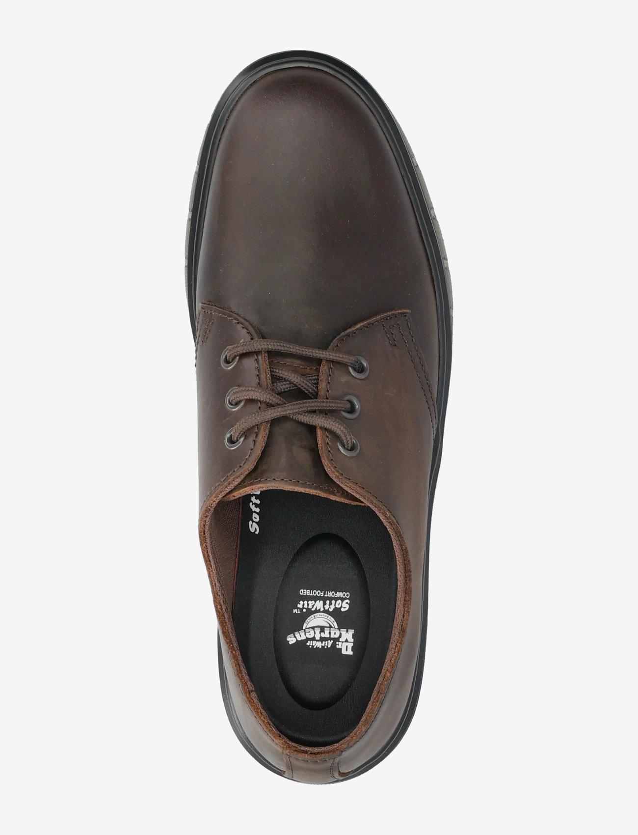 Dr. Martens - Brookline Lo Dark Brown Crazy Horse - derby-schuhe - dark brown - 3