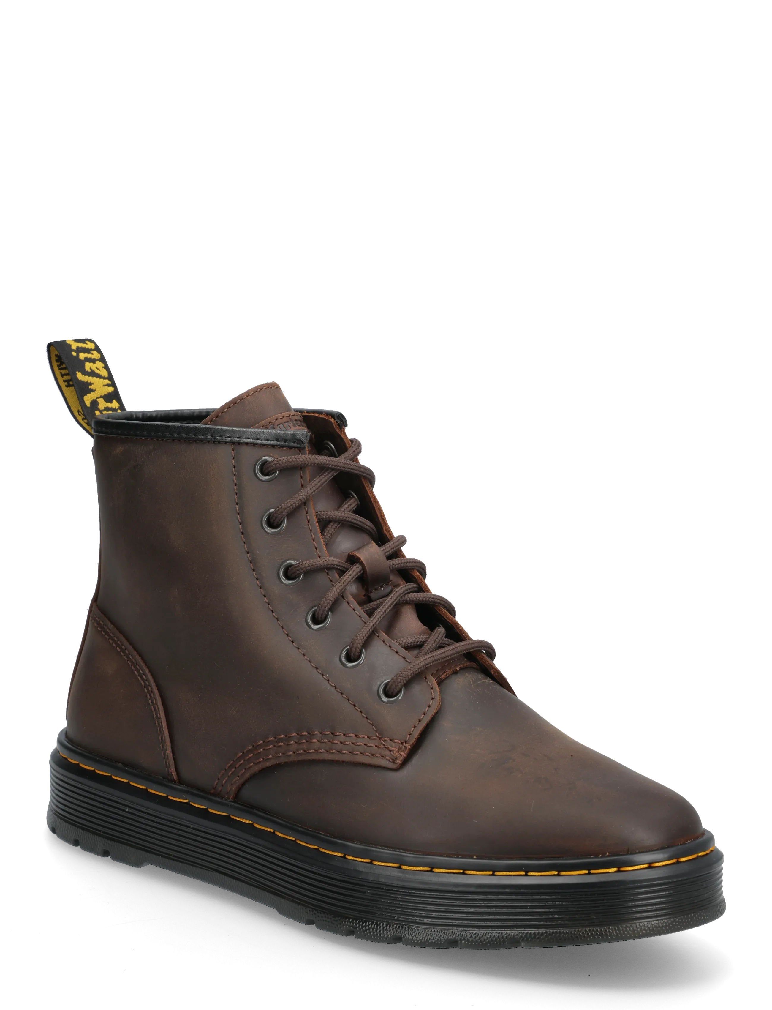 Dr. Martens Brookline Chukka Dark Brown Crazy Horse, 41, Brown, Støvler > Snørestøvler, Herre