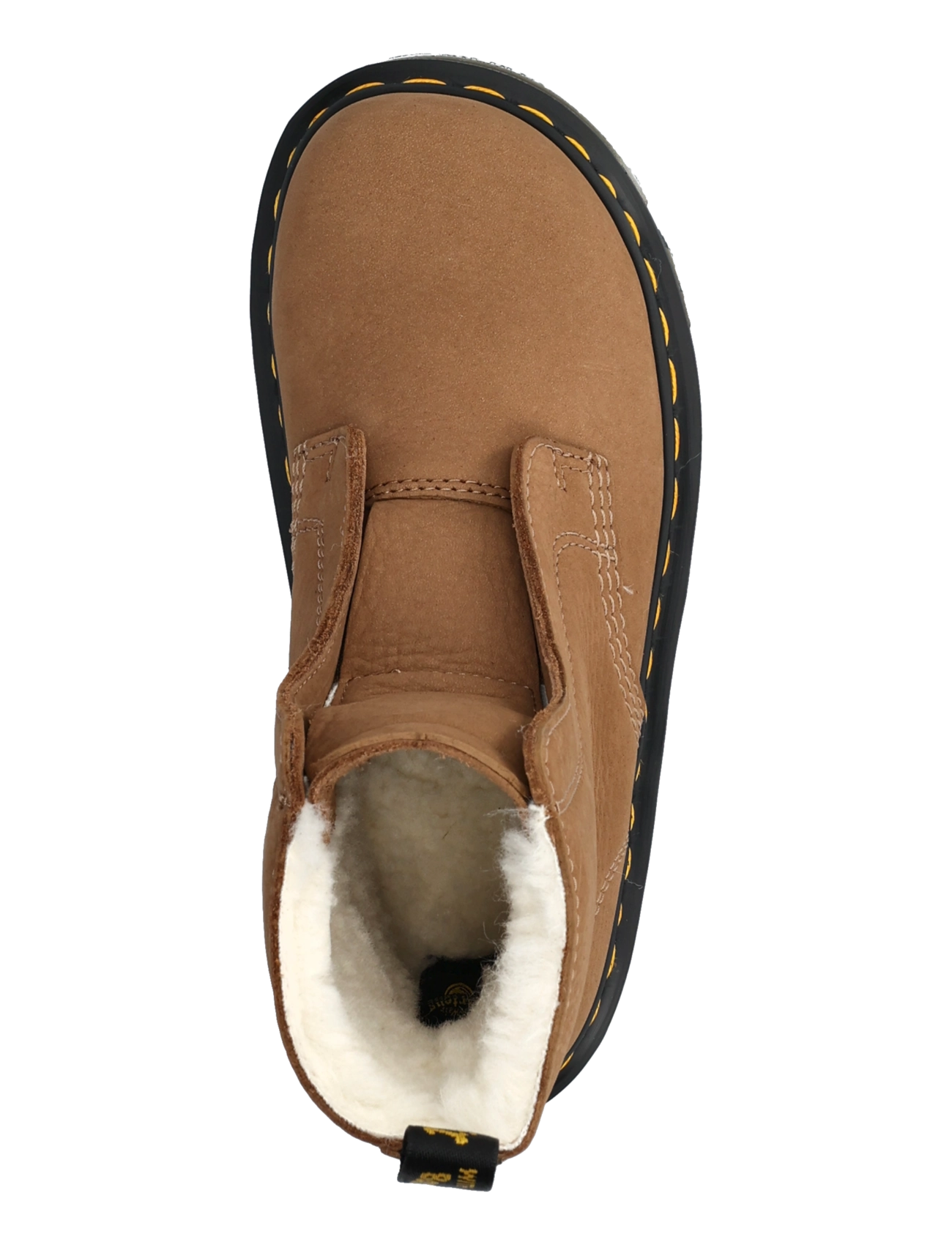 Dr. Martens - Zebzag Laceless Wl Cocoa Brown Milled Nubuck Wp - flat ankle boots - cocoa brown - 3