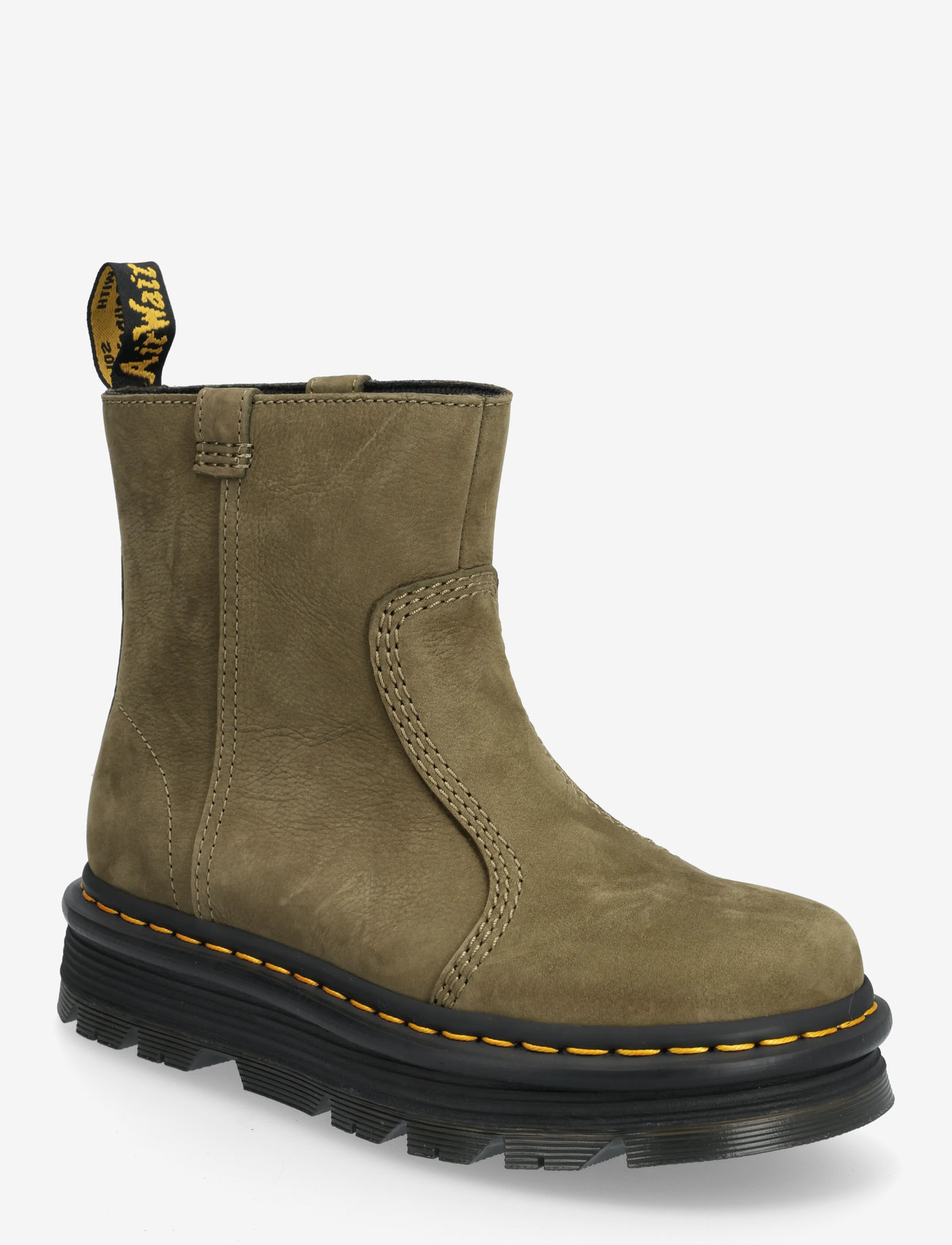 Dr. Martens - Zebzag Rigger - flat ankle boots - dms olive - 0