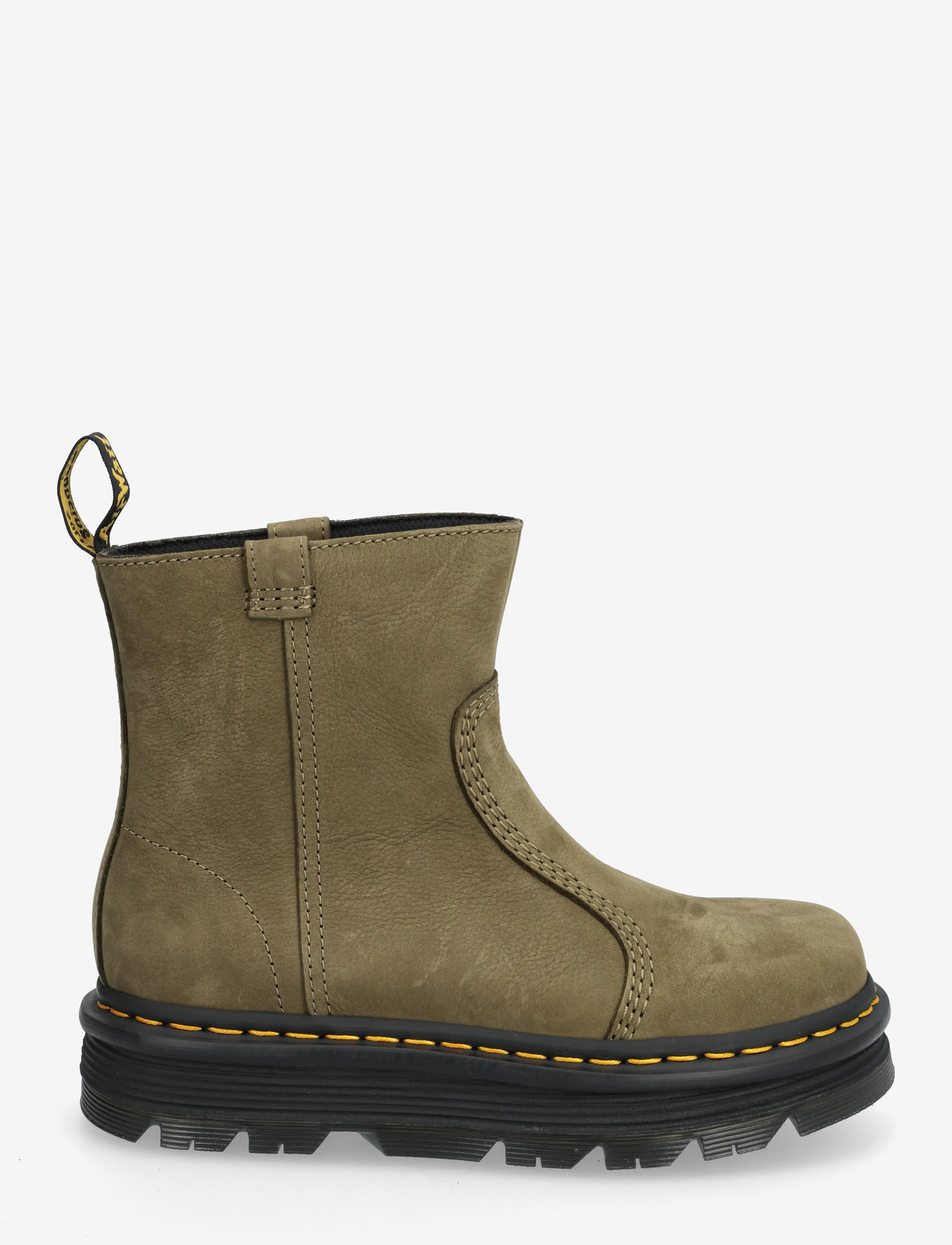 Dr. Martens - Zebzag Rigger - flat ankle boots - dms olive - 1