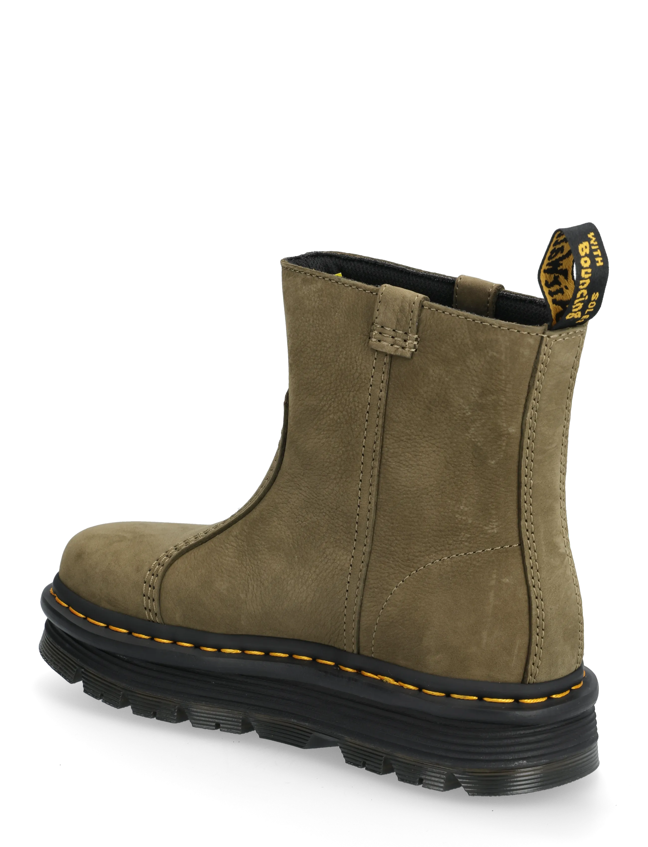 Dr. Martens - Zebzag Rigger - lygiapadžiai aulinukai iki kulkšnių - dms olive - 2