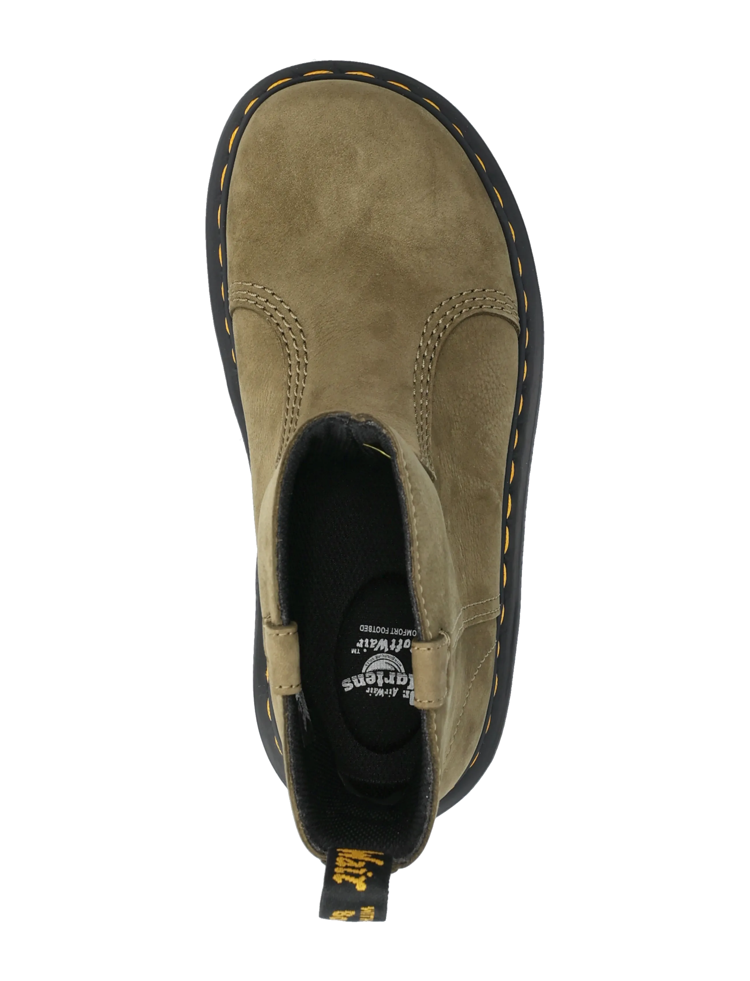 Dr. Martens - Zebzag Rigger - lygiapadžiai aulinukai iki kulkšnių - dms olive - 3