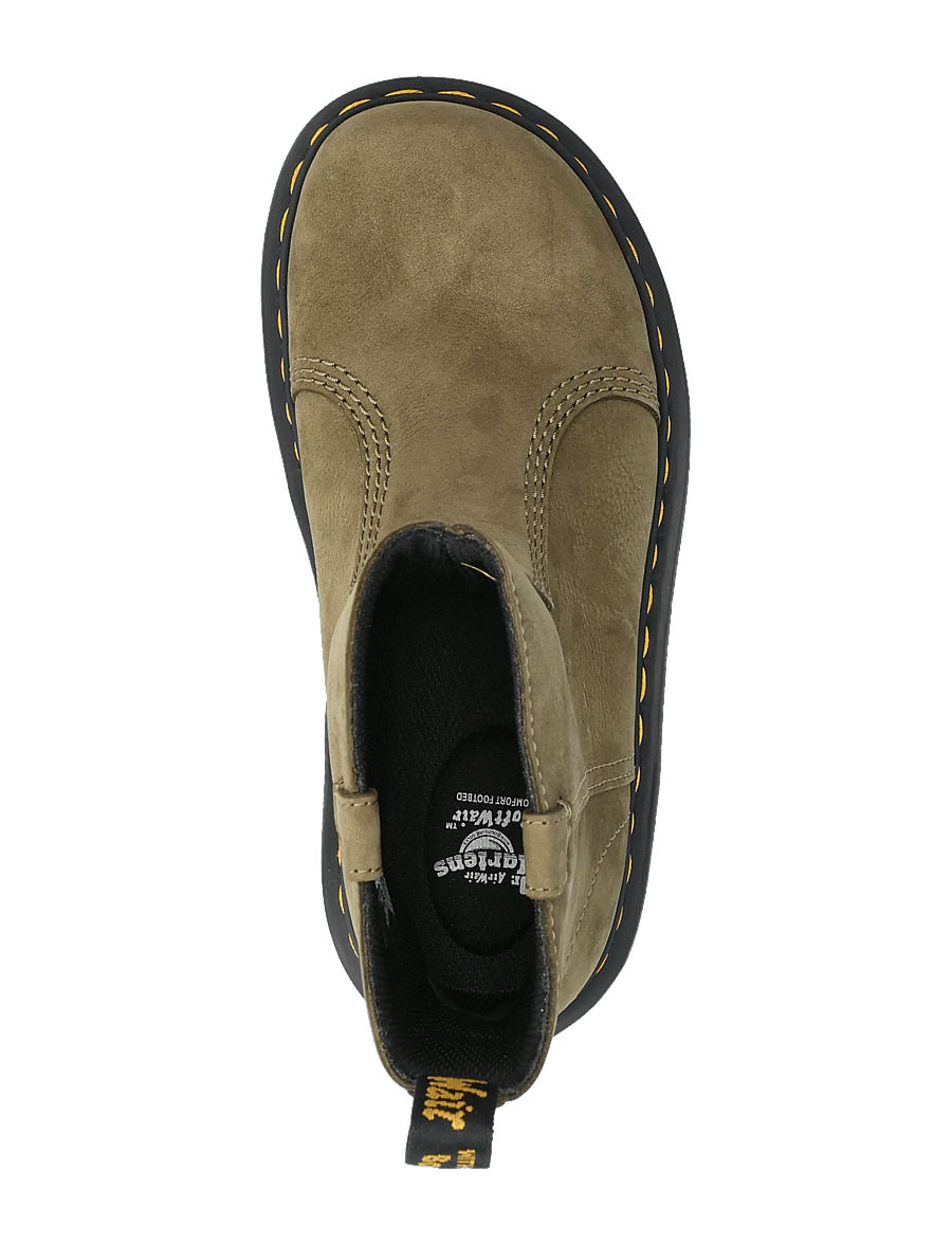 Dr. Martens - Zebzag Rigger - bottines plates - dms olive - 3