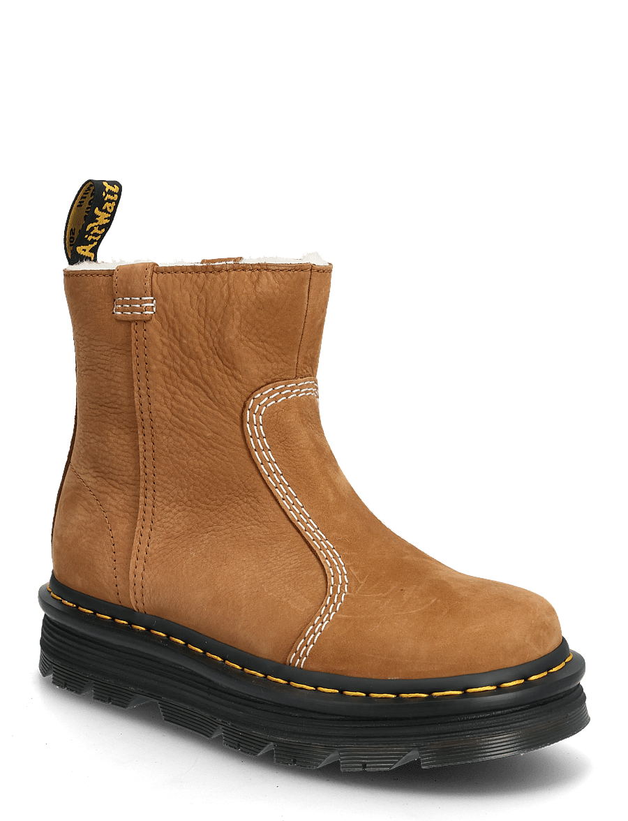 Dr. Martens - ZEBZAG RIGGER WL DESERT BROWN - flache stiefeletten - desert brown - 0