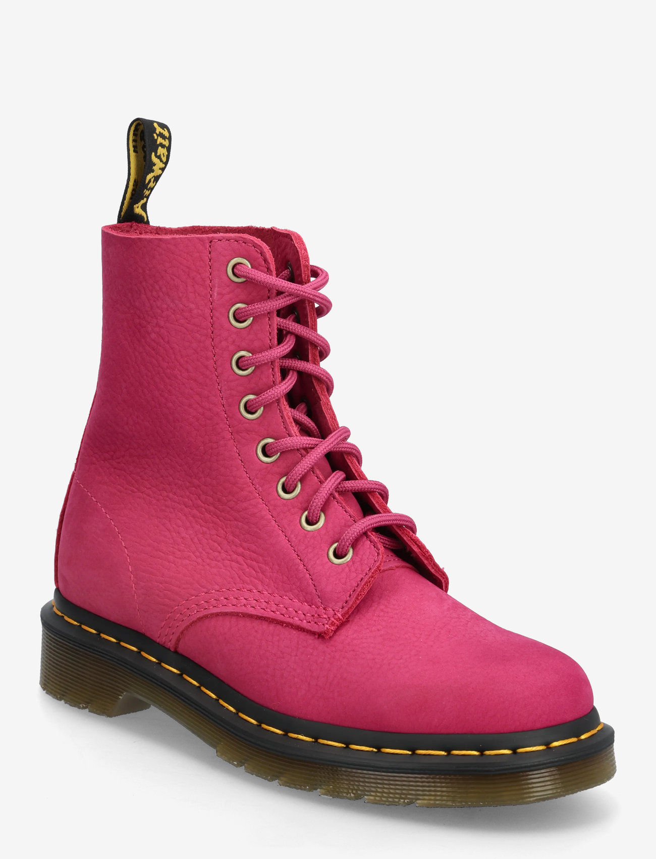 Dr. Martens - 1460 Pascal Fuchsia Pink Milled Nubuck Rb - geschnürte stiefel - fuchsia pink - 0