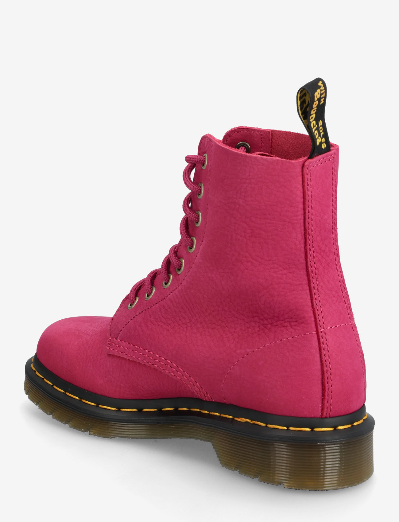 Dr. Martens - 1460 Pascal Fuchsia Pink Milled Nubuck Rb - geschnürte stiefel - fuchsia pink - 2
