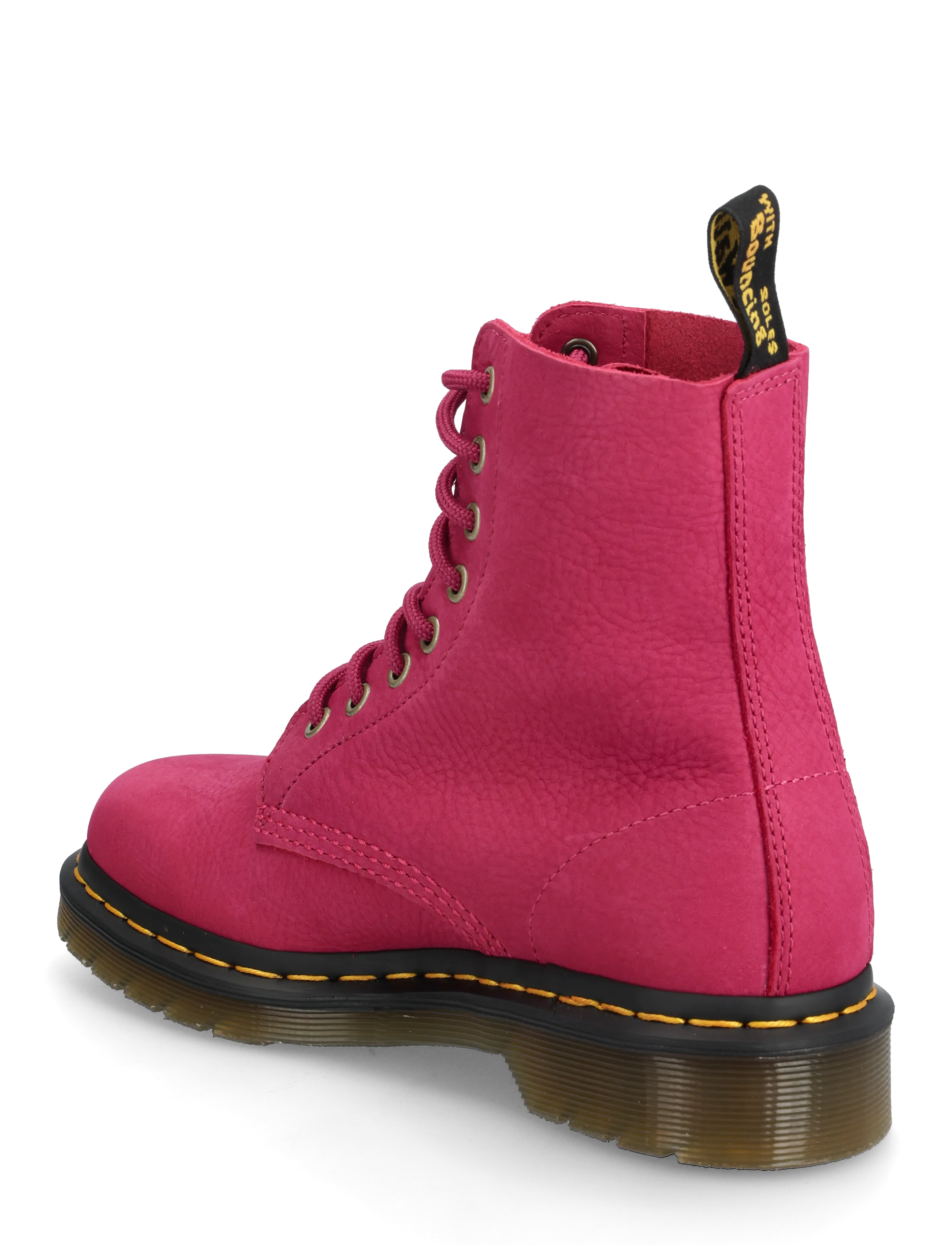 Dr. Martens - 1460 Pascal Fuchsia Pink Milled Nubuck Rb - fuchsia pink - 2