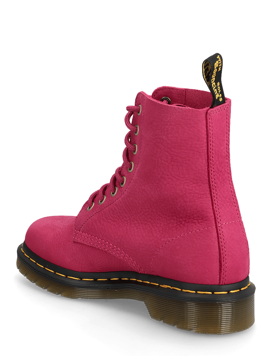 Dr. Martens - 1460 Pascal Fuchsia Pink Milled Nubuck Rb - fuchsia pink - 2