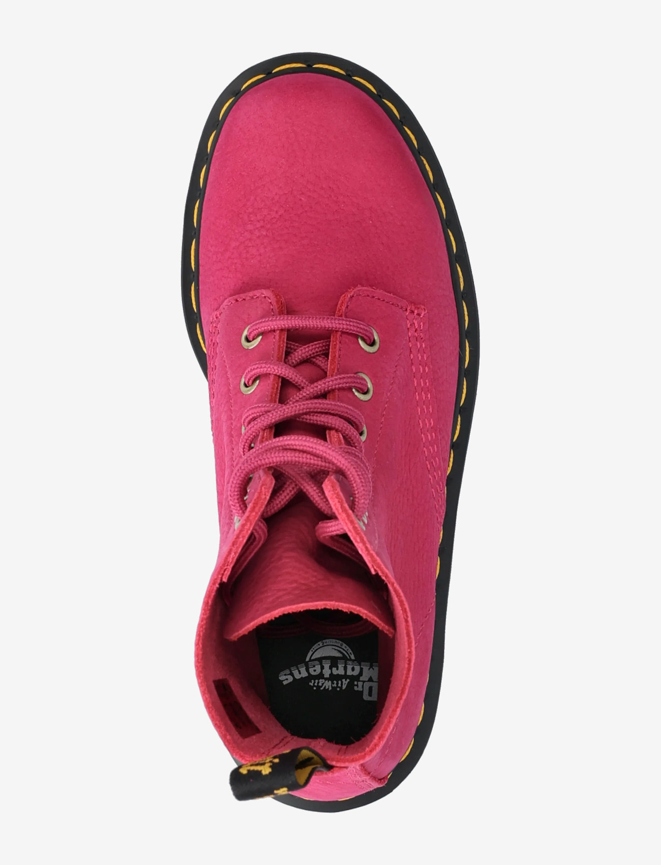 Dr. Martens - 1460 Pascal Fuchsia Pink Milled Nubuck Rb - geschnürte stiefel - fuchsia pink - 3