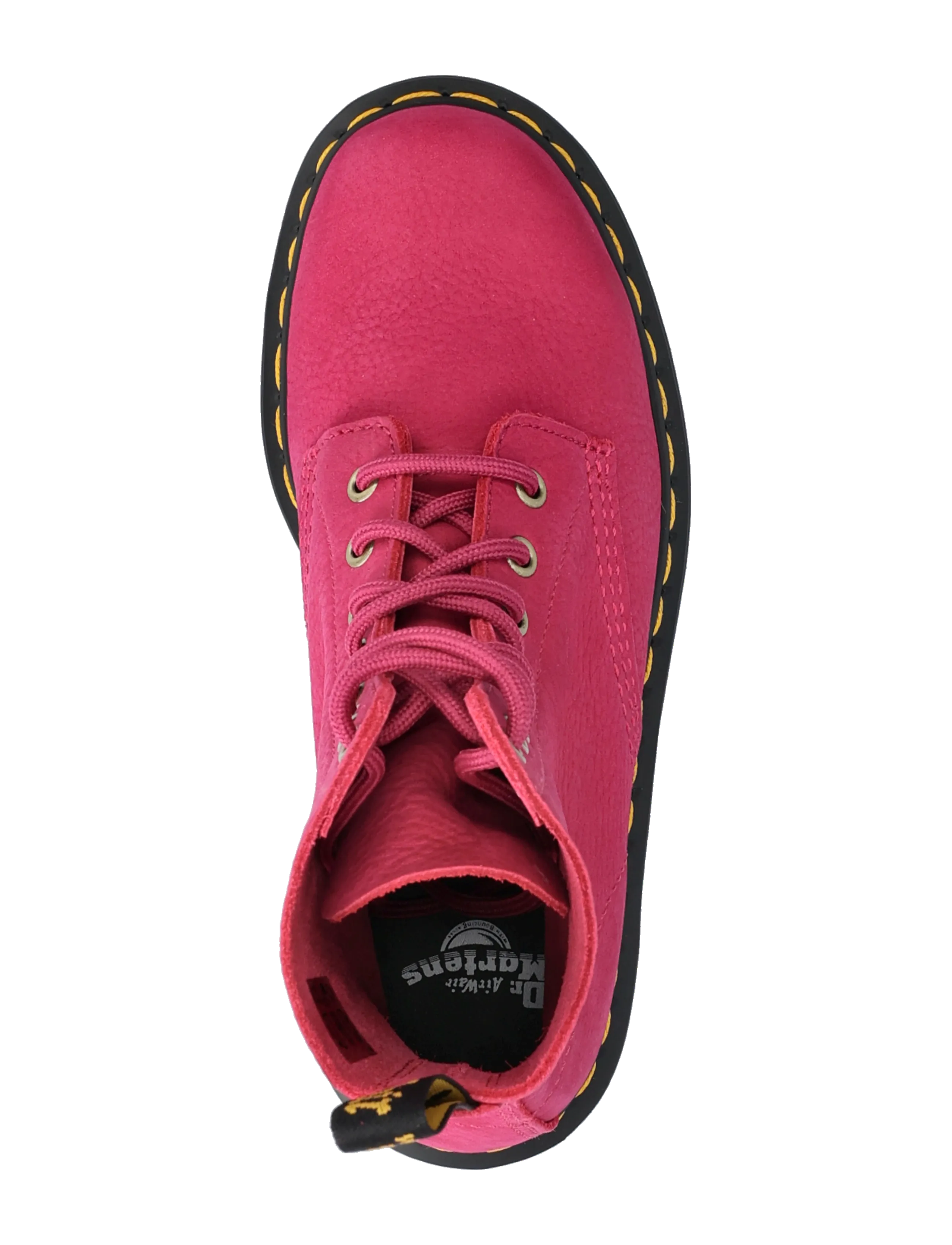 Dr. Martens - 1460 Pascal Fuchsia Pink Milled Nubuck Rb - fuchsia pink - 3
