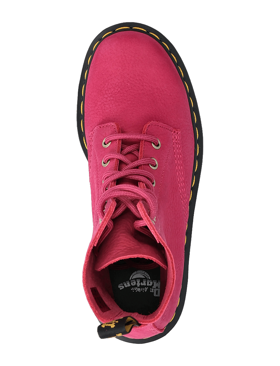 Dr. Martens - 1460 Pascal Fuchsia Pink Milled Nubuck Rb - fuchsia pink - 3