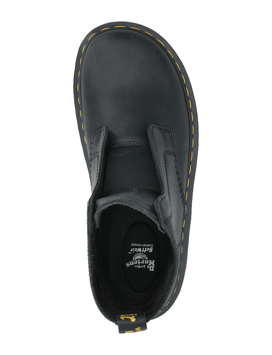 Dr. Martens - Zebzag Laceless - flache stiefeletten - black - 3