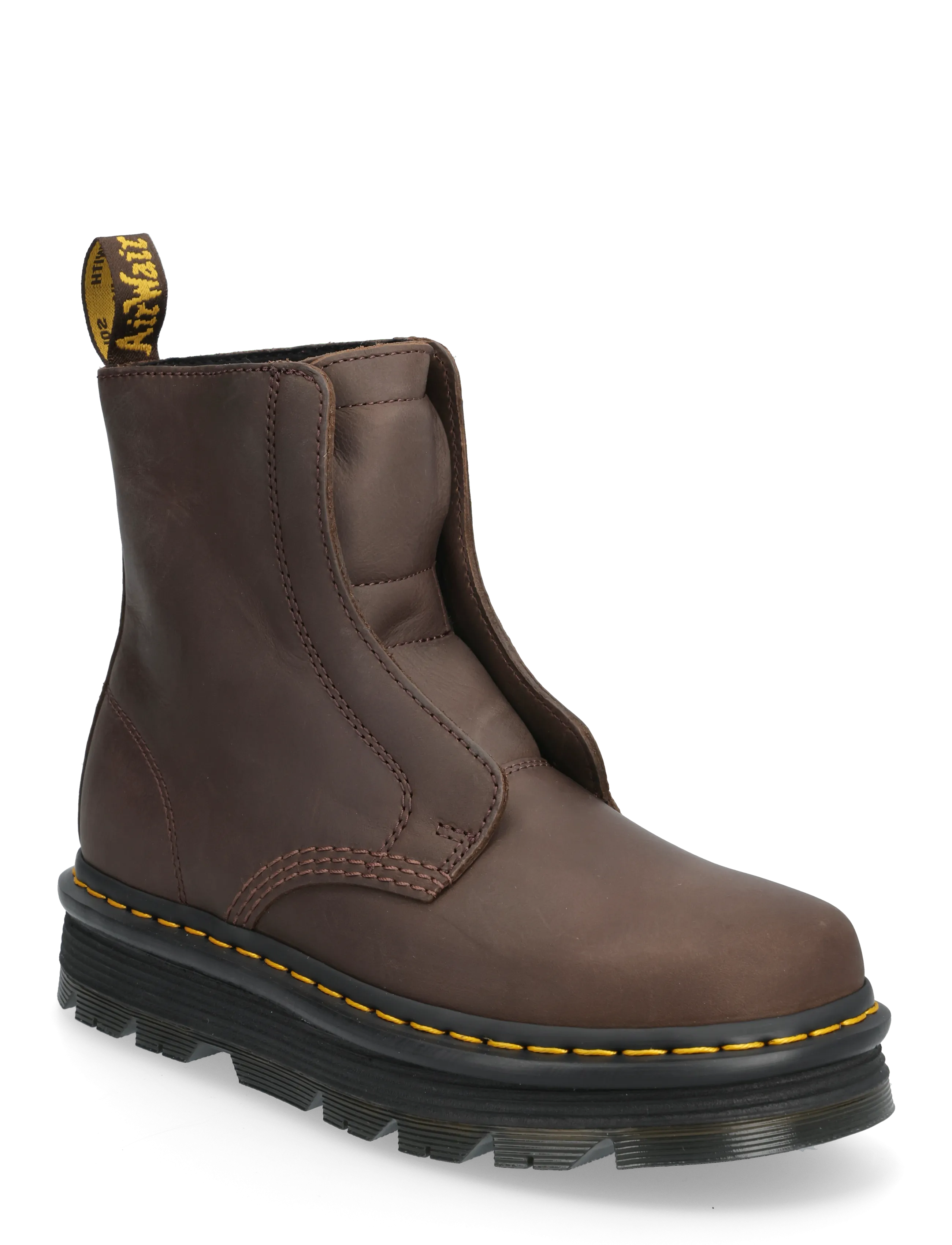 DR. MARTENS Zebzag Laceless Dunkelbraun Wyoming Braun - 40 - Damen
