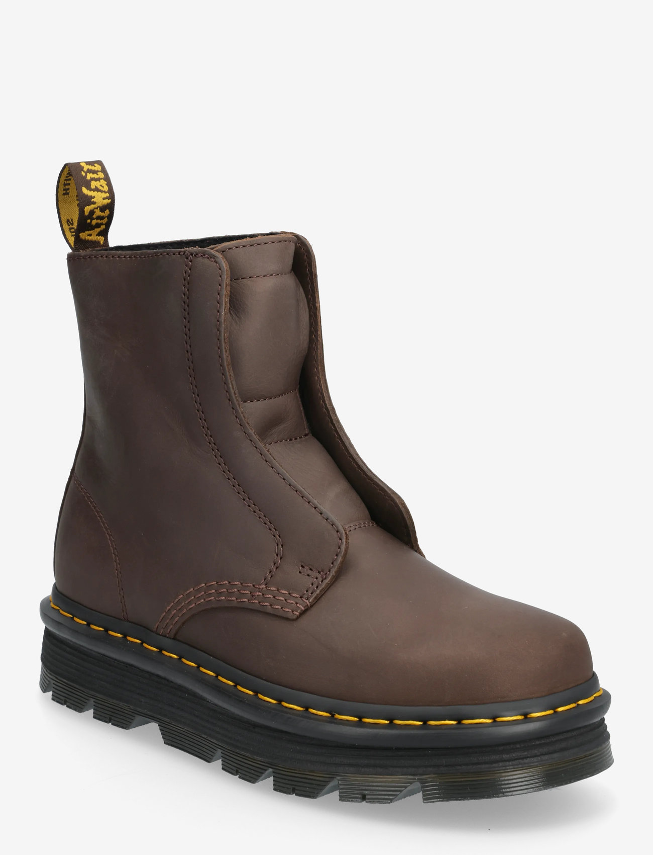 Dr. Martens - Zebzag Laceless - madalad poolsaapad - dark brown - 0