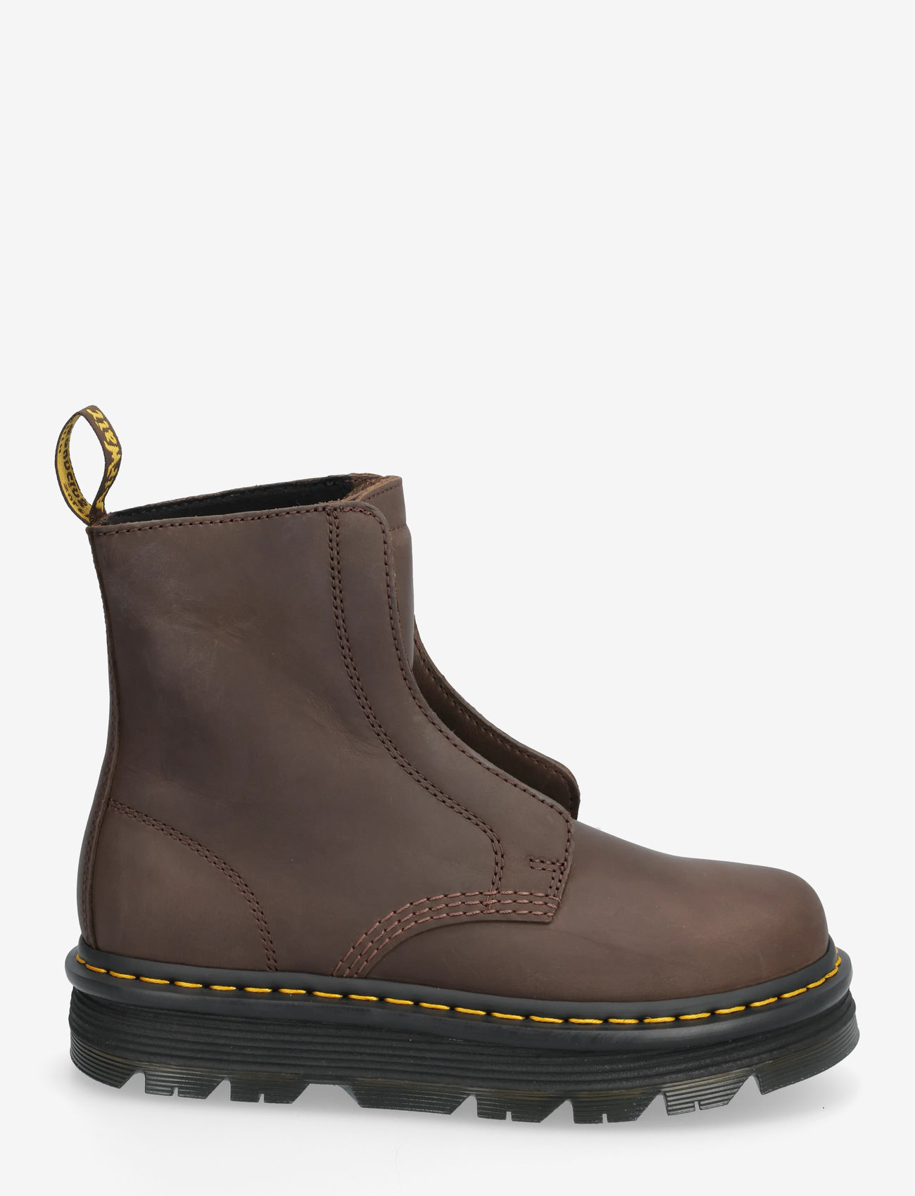 Dr. Martens - Zebzag Laceless - madalad poolsaapad - dark brown - 1