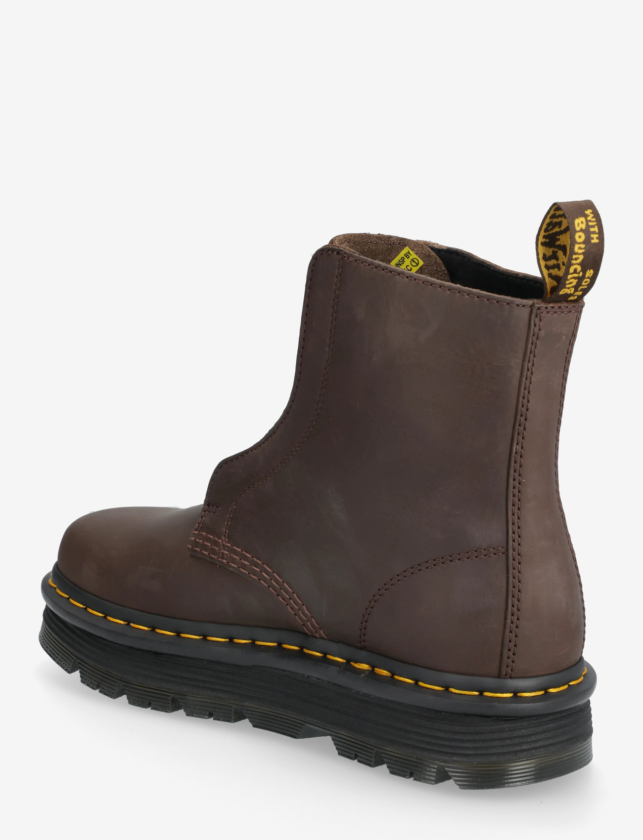 Dr. Martens - Zebzag Laceless - madalad poolsaapad - dark brown - 2