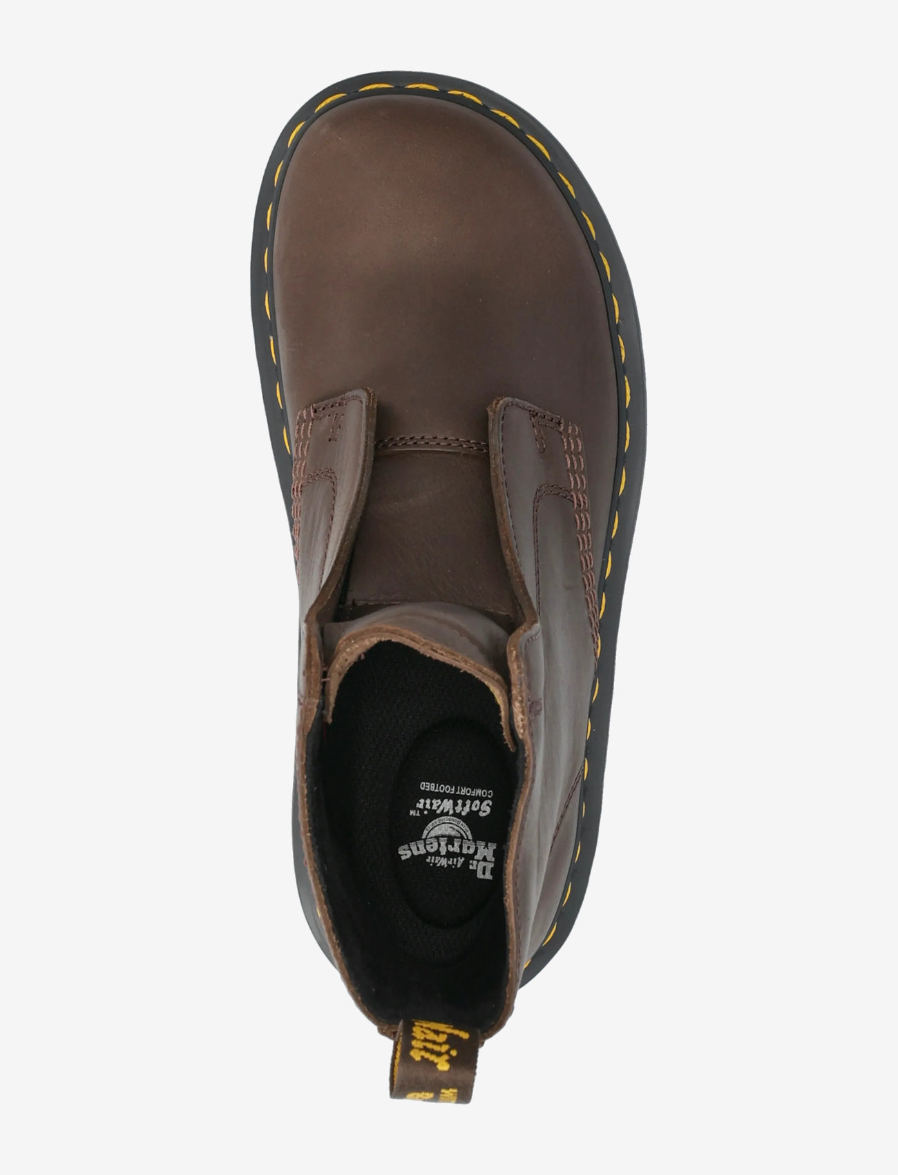 Dr. Martens - Zebzag Laceless - madalad poolsaapad - dark brown - 3