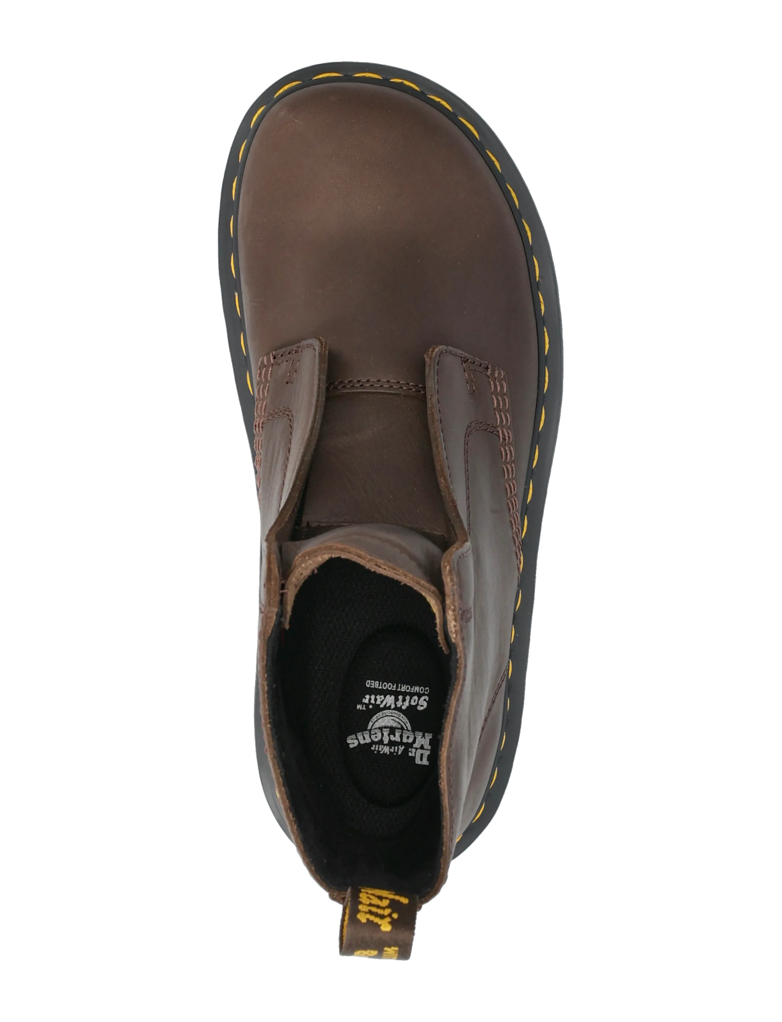 Dr. Martens - Zebzag Laceless - flache stiefeletten - dark brown - 3