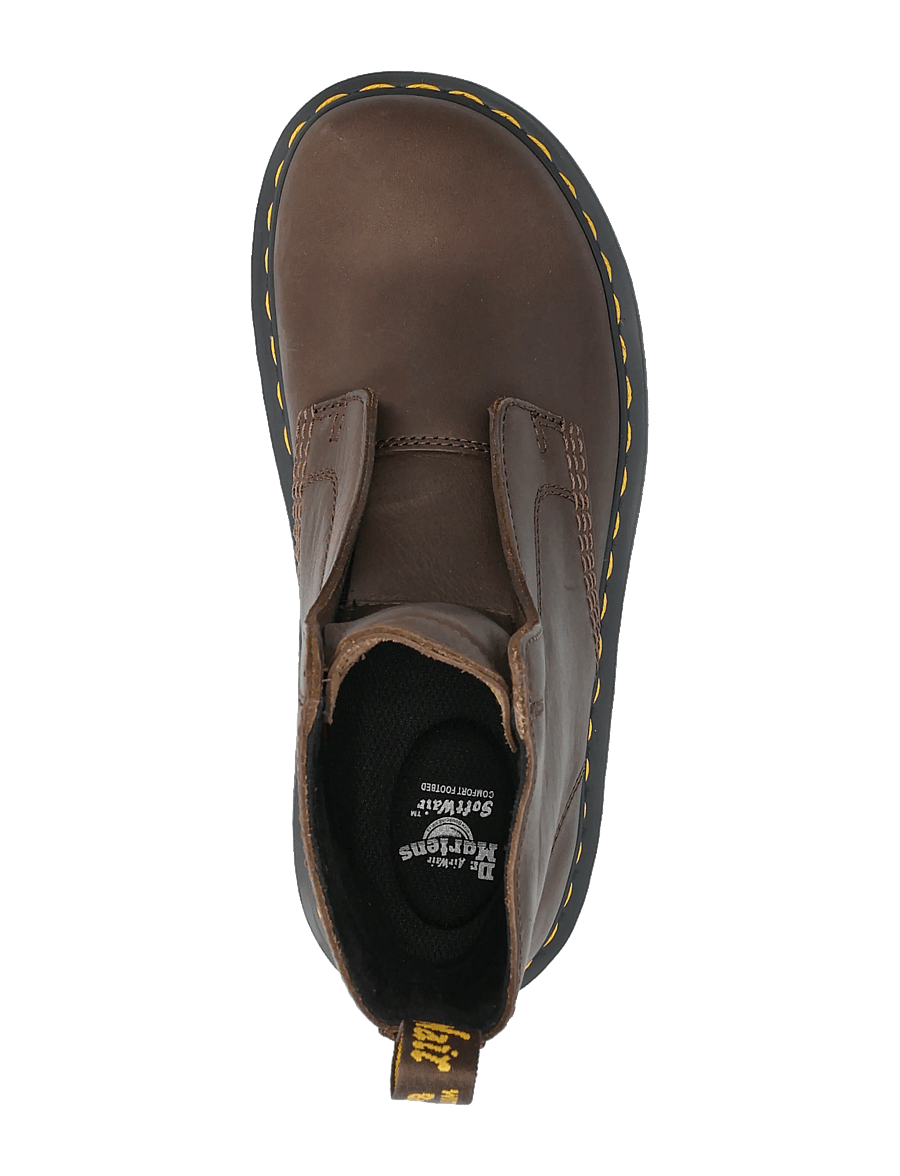 Dr. Martens - Zebzag Laceless - flache stiefeletten - dark brown - 3