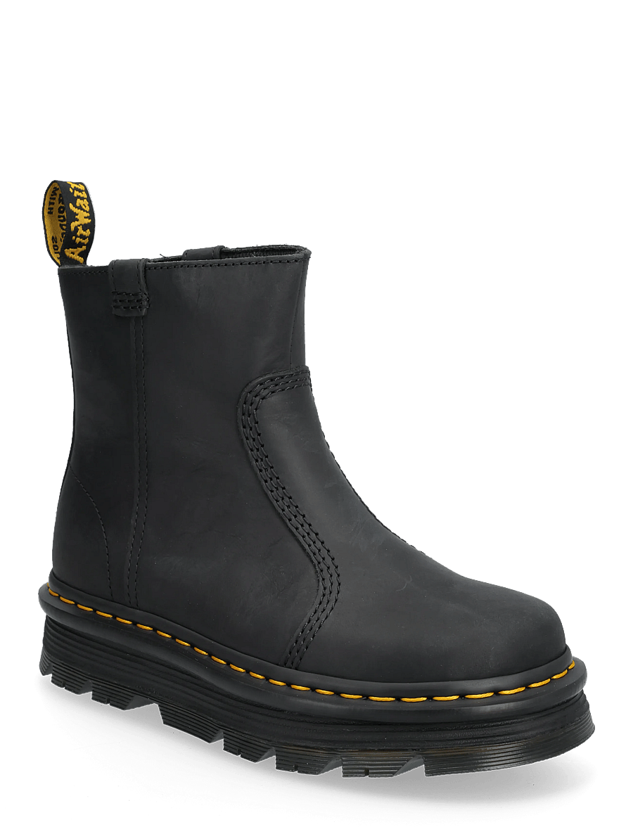 Dr. Martens - Zebzag Rigger - płaskie botki - black - 0