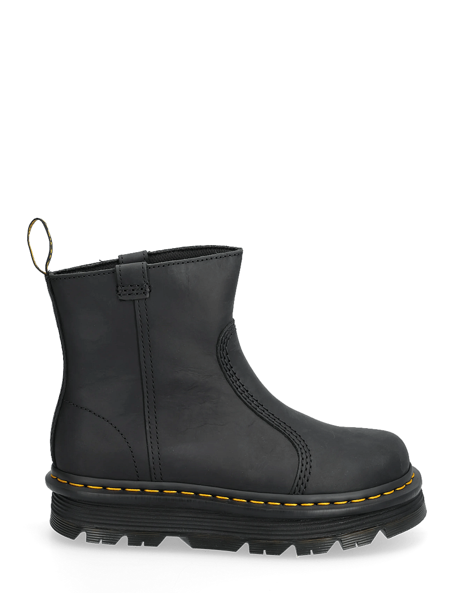 Dr. Martens - Zebzag Rigger - płaskie botki - black - 1