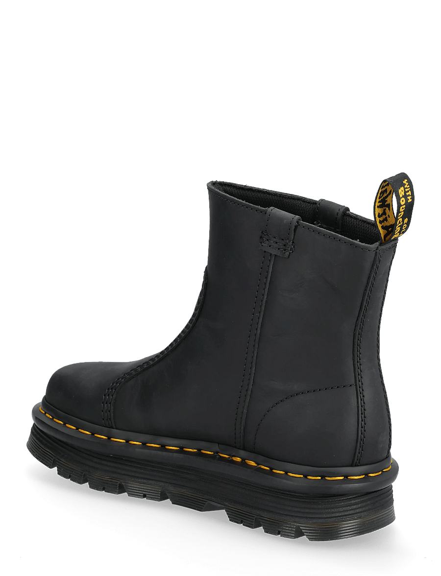 Dr. Martens - Zebzag Rigger - płaskie botki - black - 2